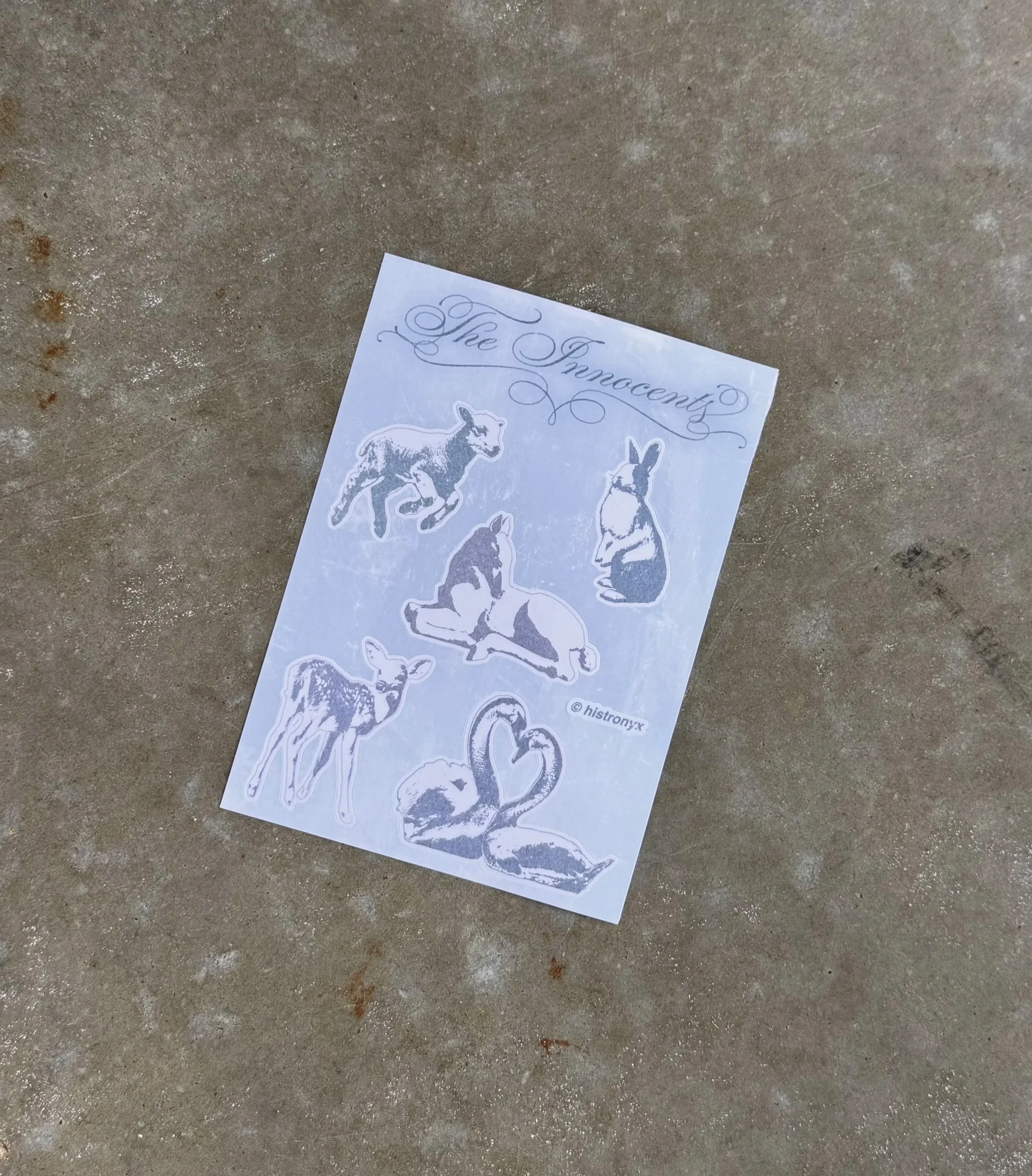 INNOCENTS STICKER SHEET
