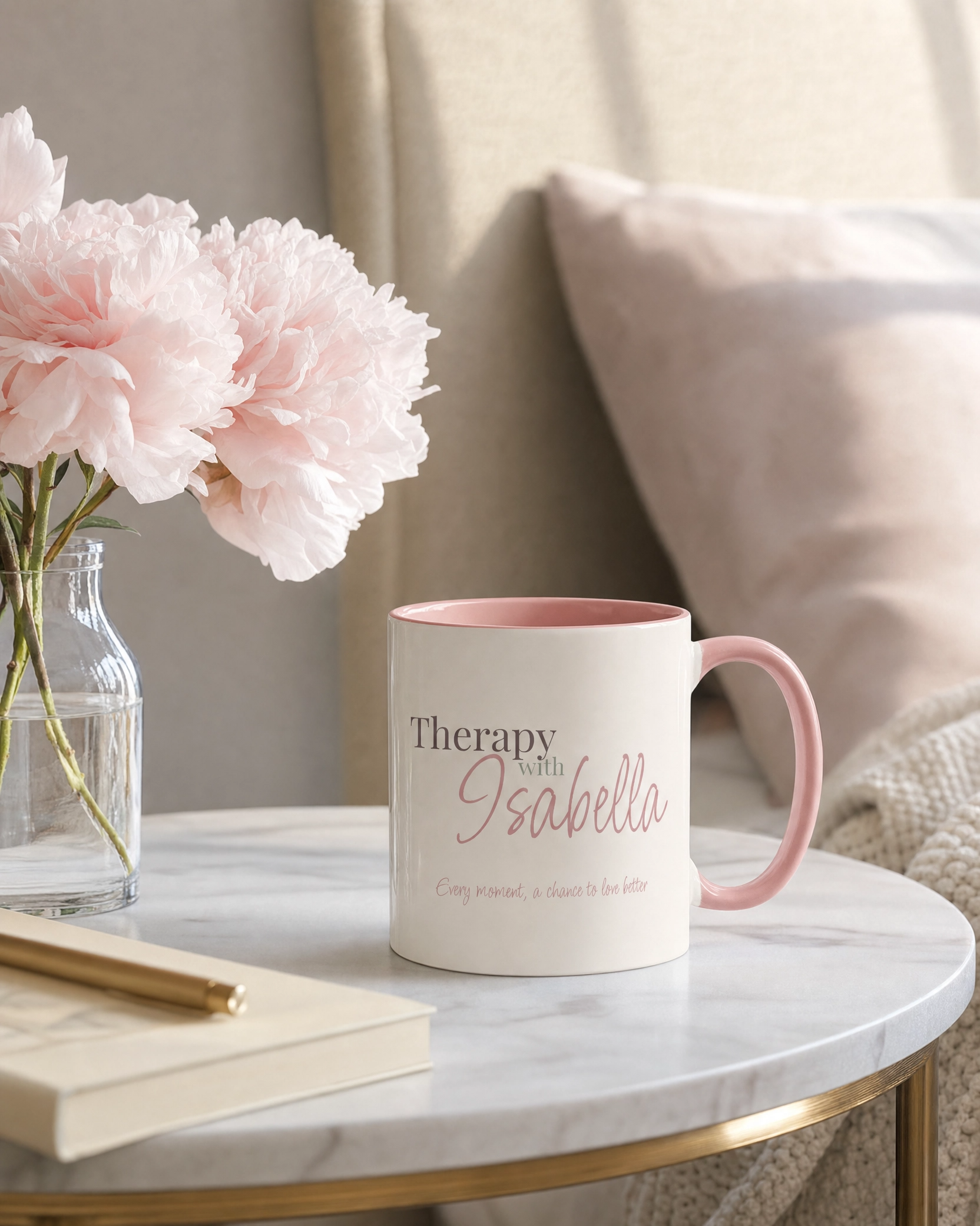 Every Moment Signature Mug — Blush
