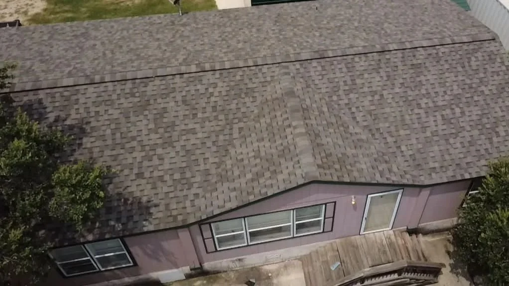 new shingle roof replacement in Bandera, TX