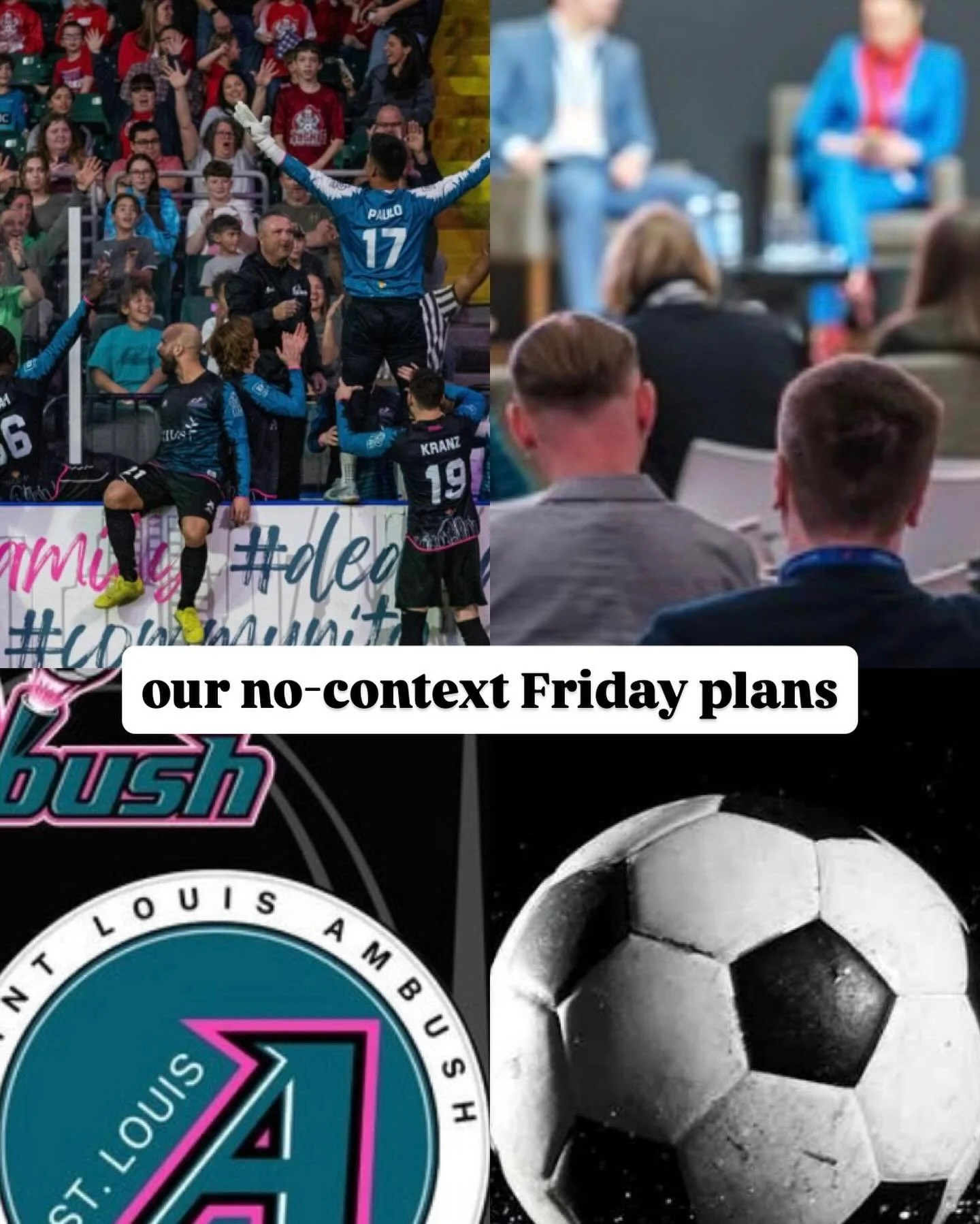 wrong answers only: what are we doing tonight?

#womenssports #womeninsports