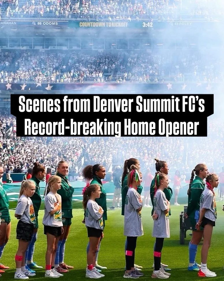 The NWSL&rsquo;s expansion success continued today with @denversummit_fc and their home opener.

They shattered the record for the largest crowd in @nwsl history with more than 60k in attendance 👏

📷 via @denversummit_fc; 🎥 via @dnvr_sports &amp; 