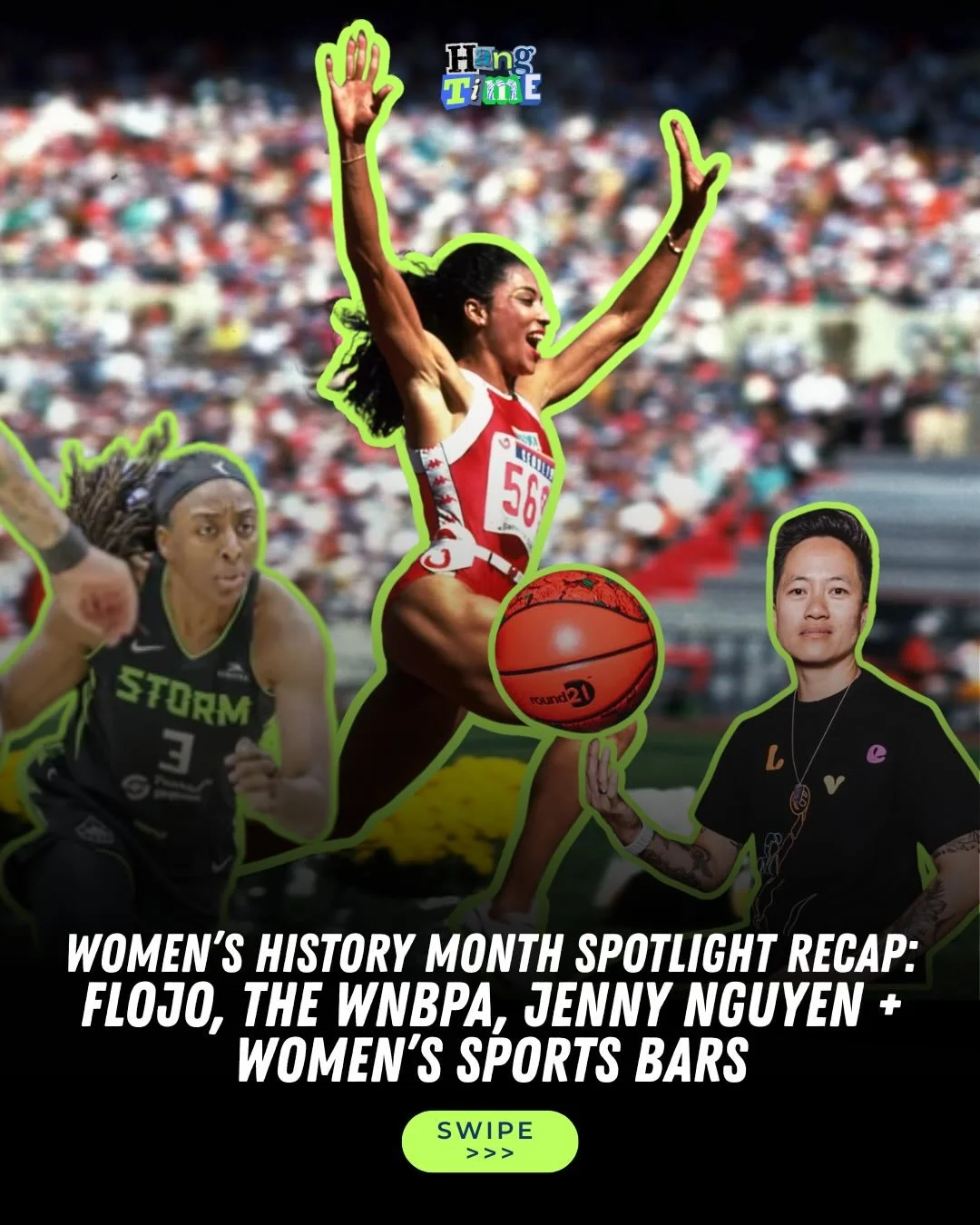 𝗪𝗼𝗺𝗲𝗻&rsquo;𝘀 𝗛𝗶𝘀𝘁𝗼𝗿𝘆 𝗠𝗼𝗻𝘁𝗵 𝗦𝗽𝗼𝘁𝗹𝗶𝗴𝗵𝘁 𝗥𝗲𝗰𝗮𝗽

Throughout Women&rsquo;s History Month in the month of March, we highlighted several game changers in women&rsquo;s sports:

🥇 Florence &ldquo;FloJo&rdquo; Griffith-Joyner
