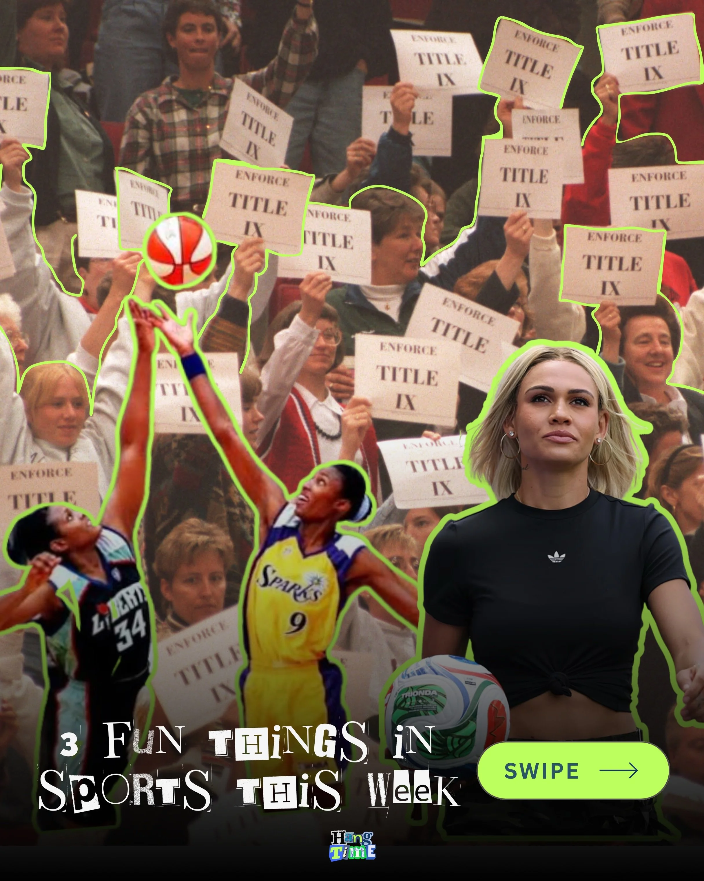 3️⃣ Fun Things in Sports This Week ⬇️

⚖️ Tuesday marked the 54-year anniversary of Title IX being signed into law on June 23, 1972. The legislation is often looked to as the single-most important bill for educational and athletic opportunities for w