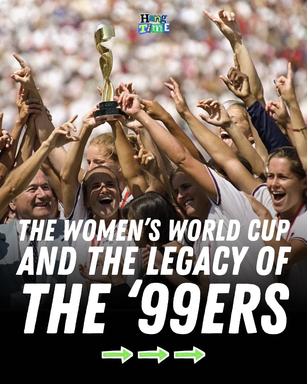 Today marks the 27-year anniversary of the 1999 U.S. Women&rsquo;s National Soccer Team winning the World Cup 🏆

On July 10, 1999, more than 90,000 fans packed the Rose Bowl to watch the Women&rsquo;s World Cup Final between the U.S. and China. An a