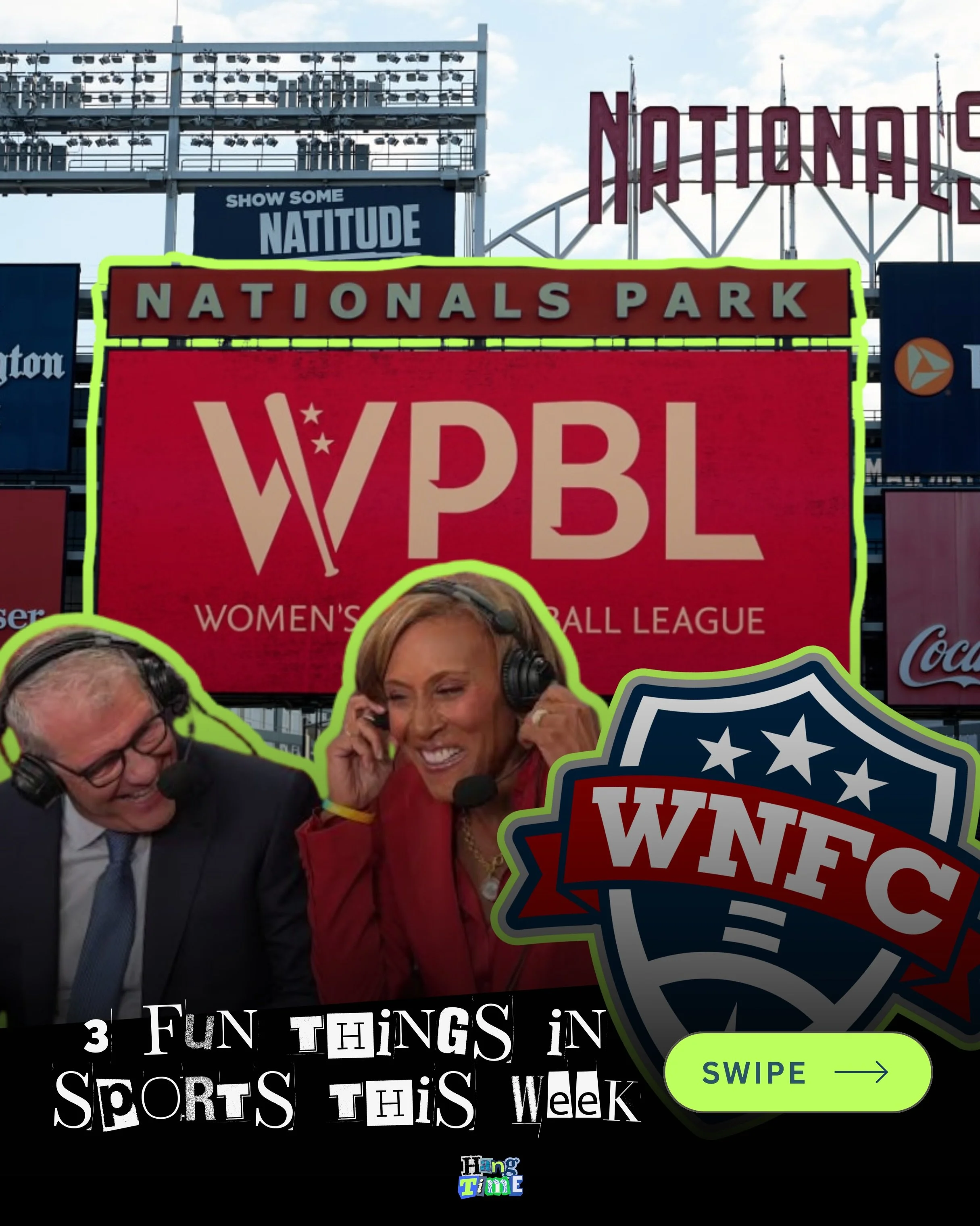 3️⃣ Fun Things in Sports This Week ⬇️

⚾️ On Wednesday, the Women&rsquo;s Professional Baseball League (WPBL) unveiled the nicknames and logos of its four teams ahead of its inaugural season. The San Francisco Firebells, the Los Angeles Queens, the N