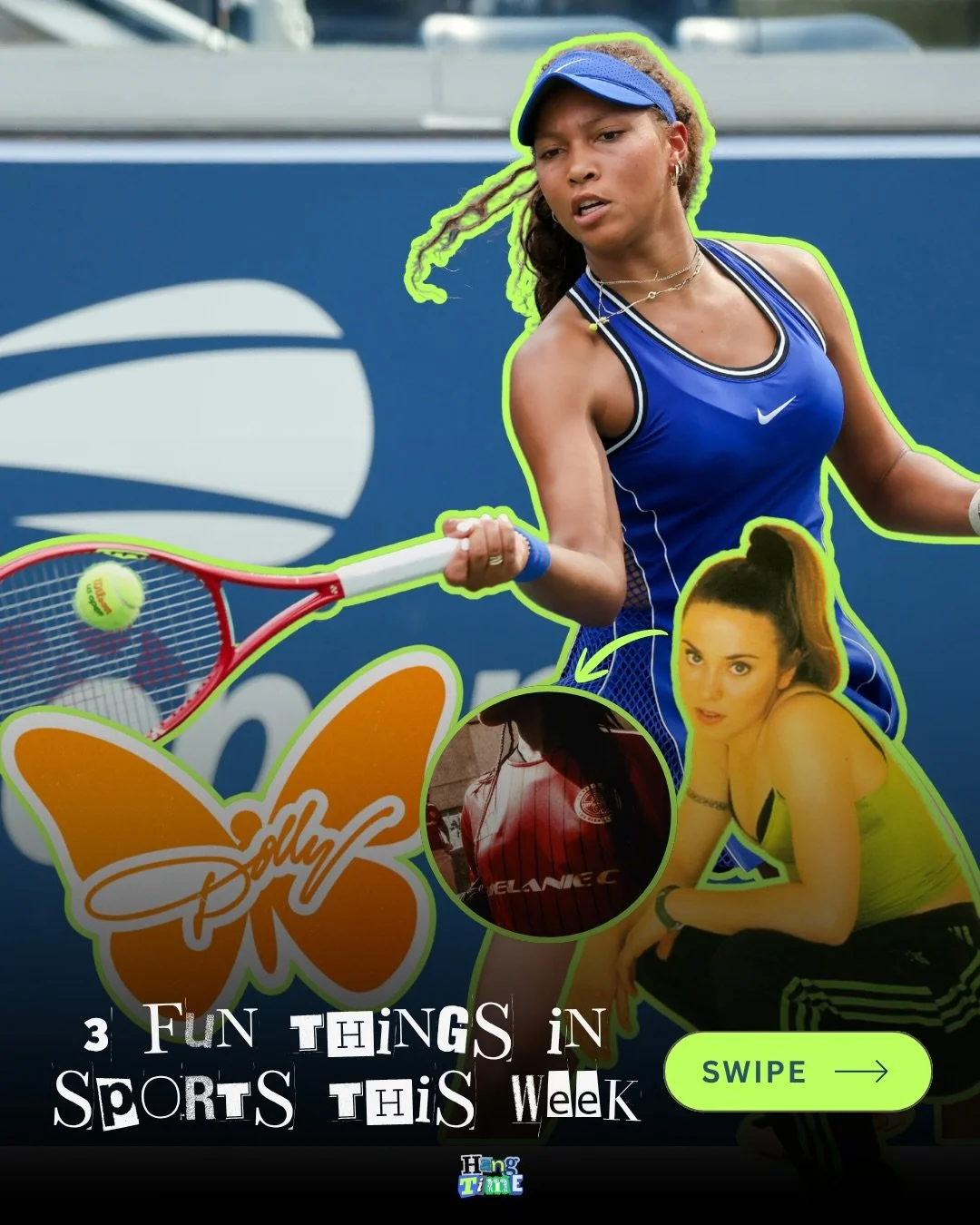 3️⃣ Fun Things in Sports This Week ⬇️

🎾 The stunt and body double of a young Serena Williams in the 2021 film &ldquo;King Richard&rdquo; made her @usopen debut this week. The now 17-year-old @thea.frodin earned a wild card after winning the USTA Bi