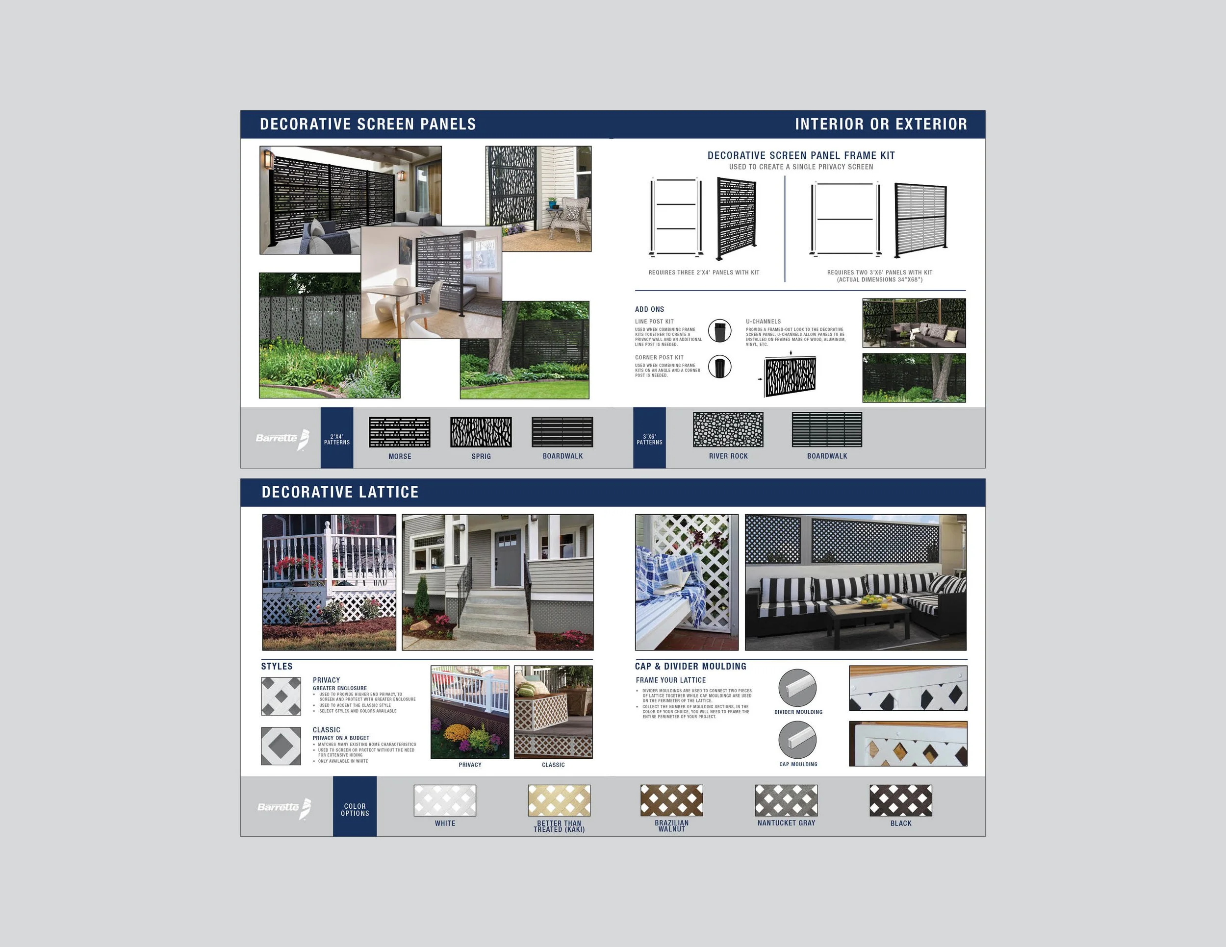 Barrette Outdoor Living In-Store Merchandiser