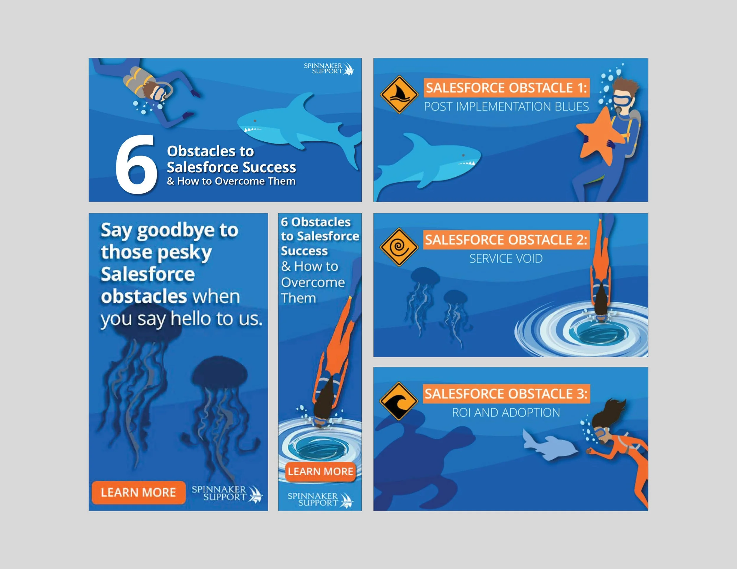 Spinnaker Support Ad Campaign