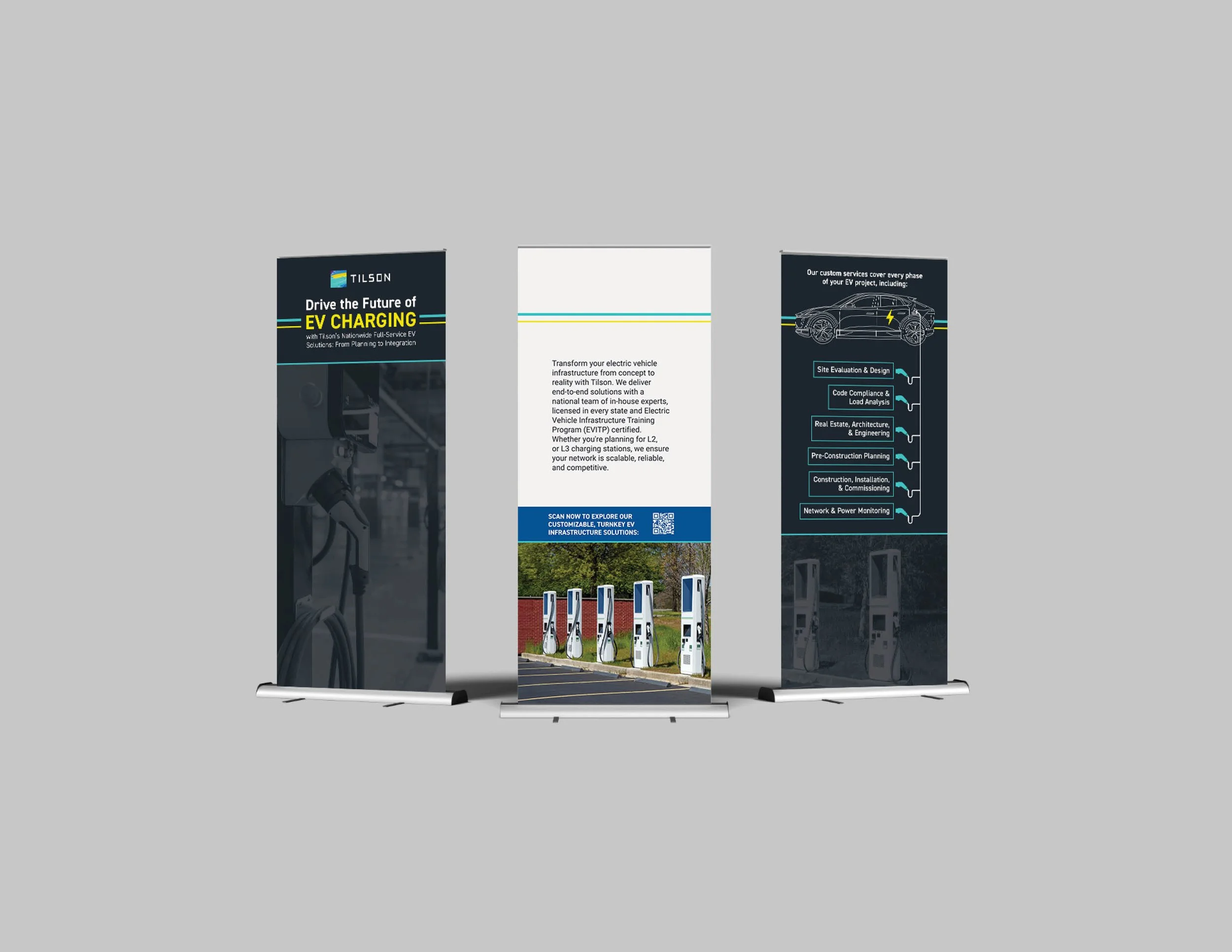 Tilson EV Charging Tradeshow Banner Set