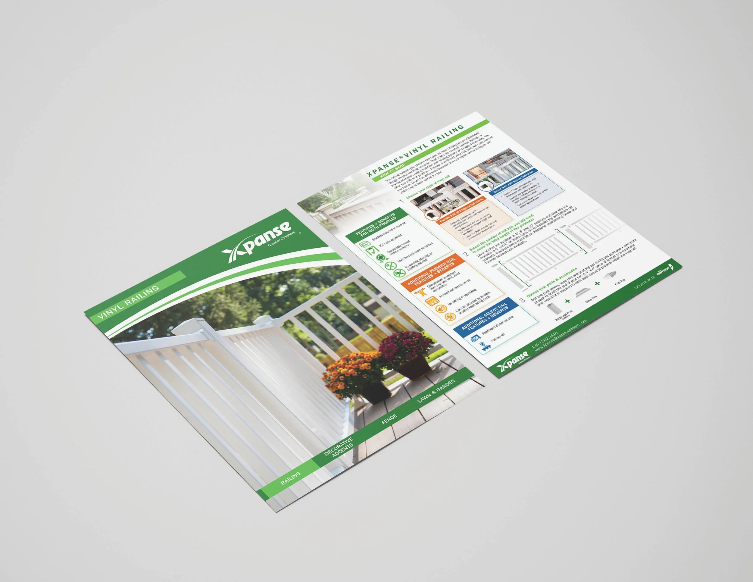 Xpanse Vinyl Railing Sell Sheet