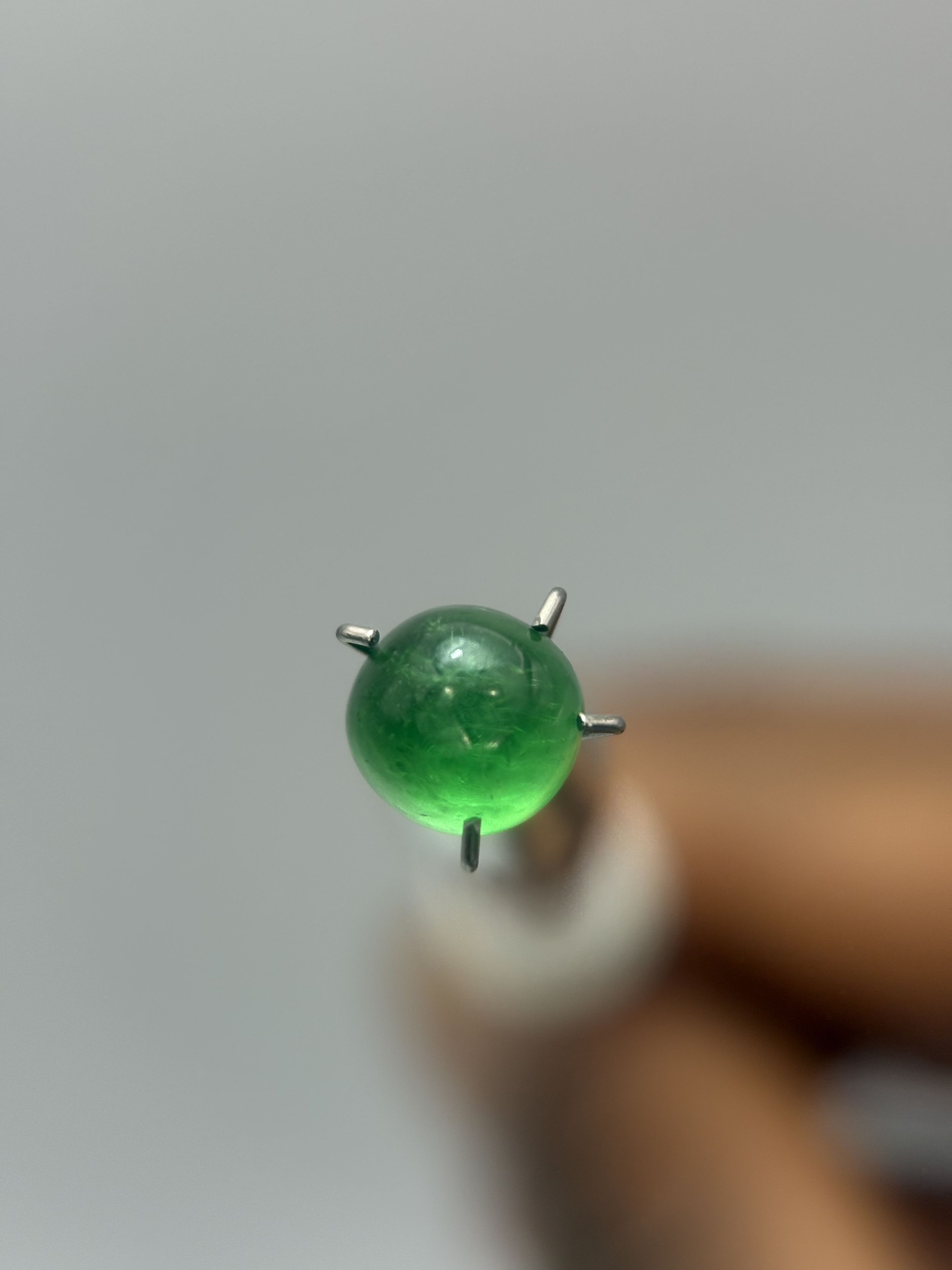 Cabochon Round Cut Tsavorite Green Garnet