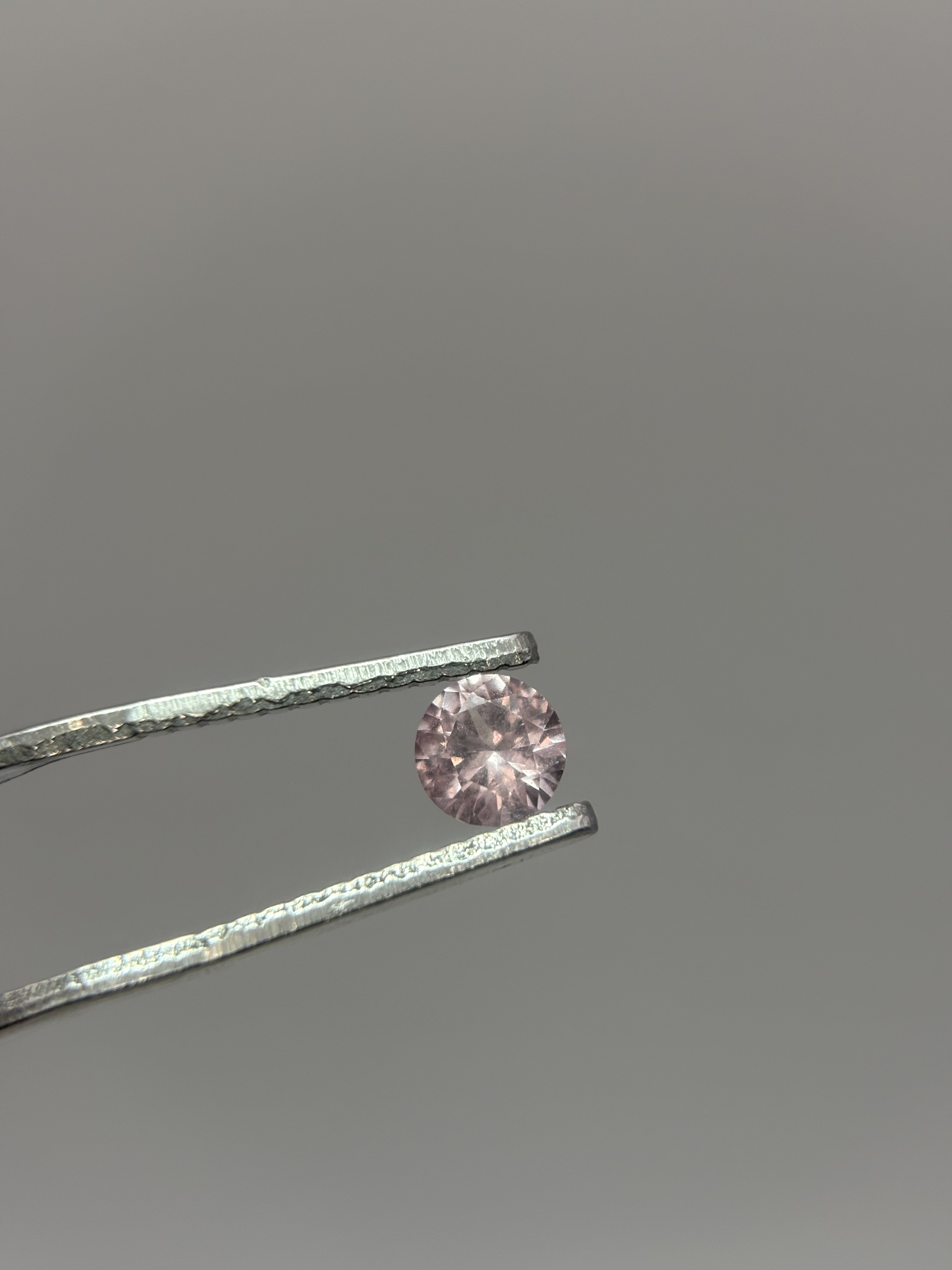 Brilliant Round Tsavorite Peach Garnet