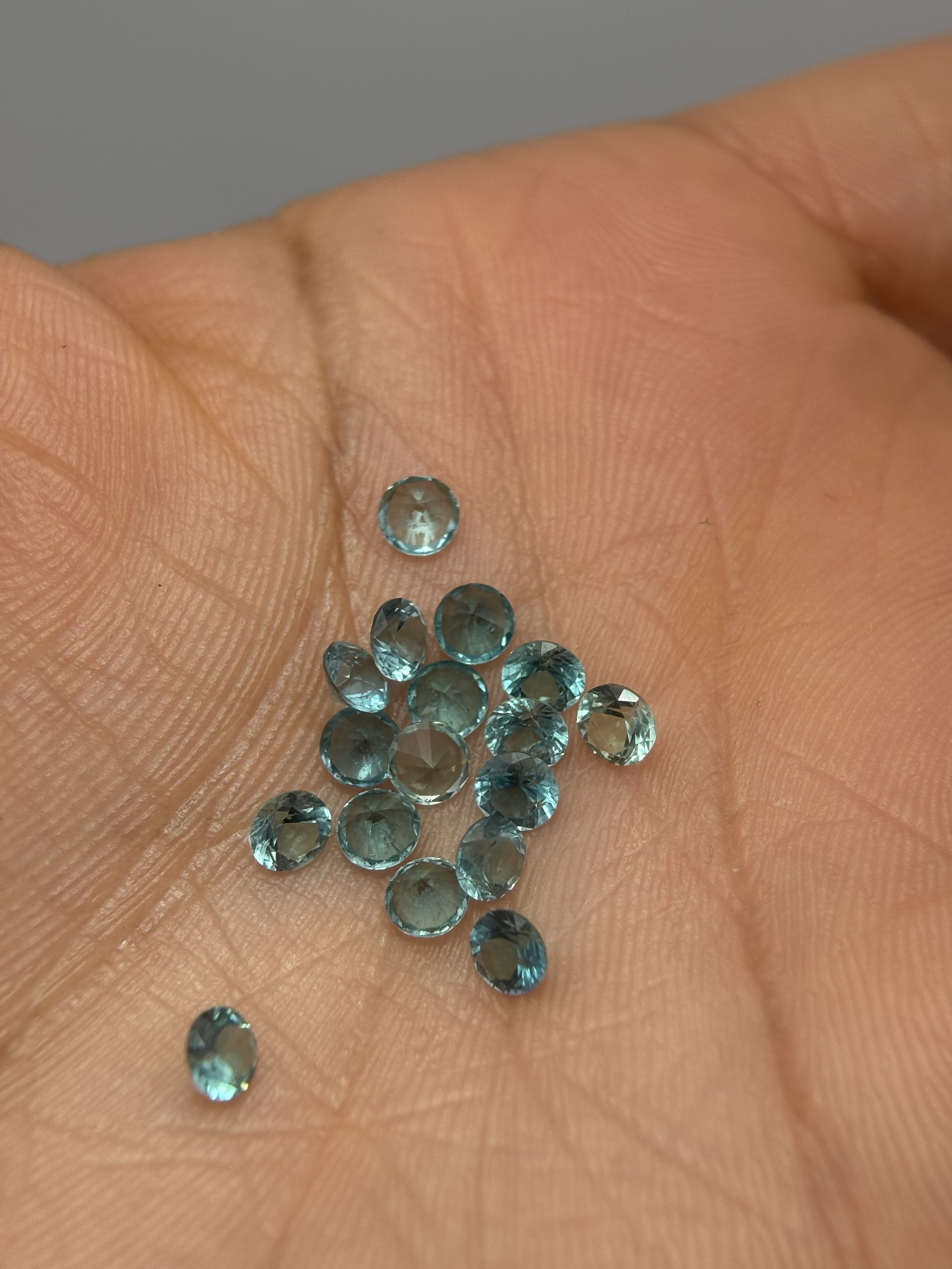 Brilliant Round Blue Tourmaline