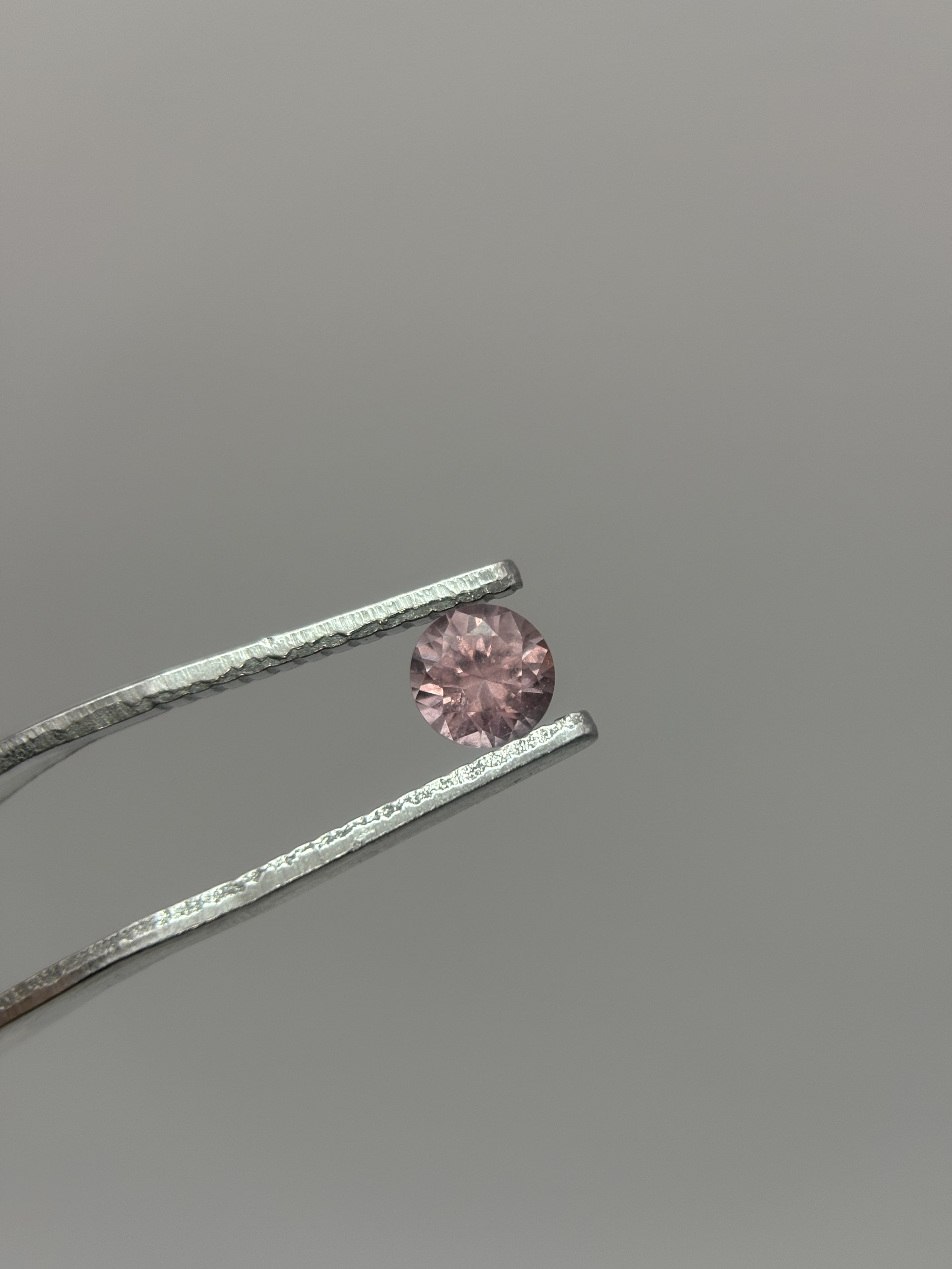 Brilliant Round Tsavorite Peach Garnet