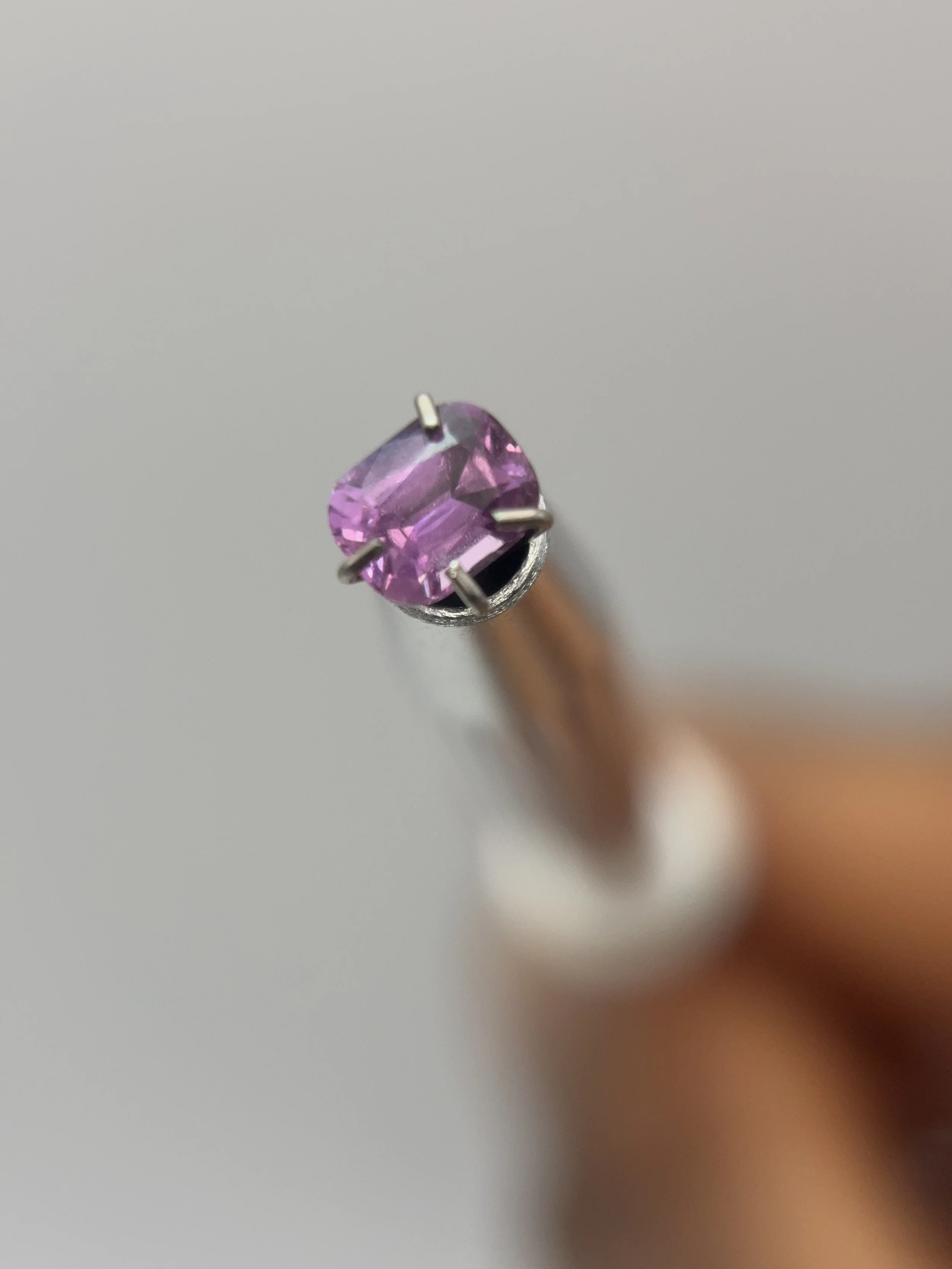 Cushion Square Pink Sapphire