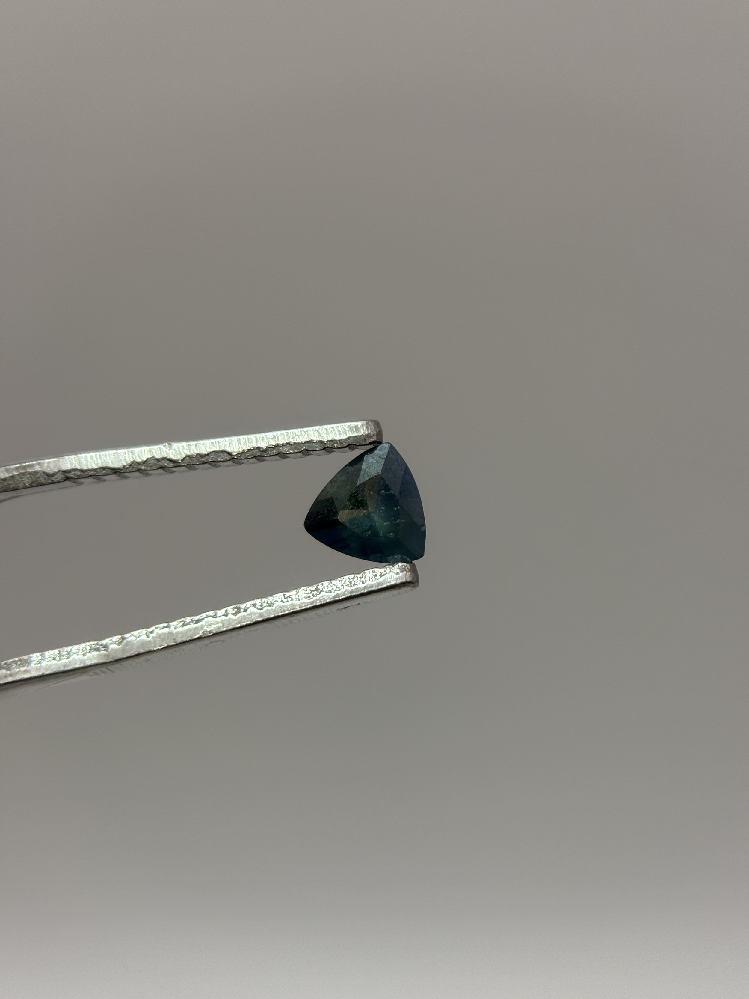 Trilliant Cut Blue Sapphire