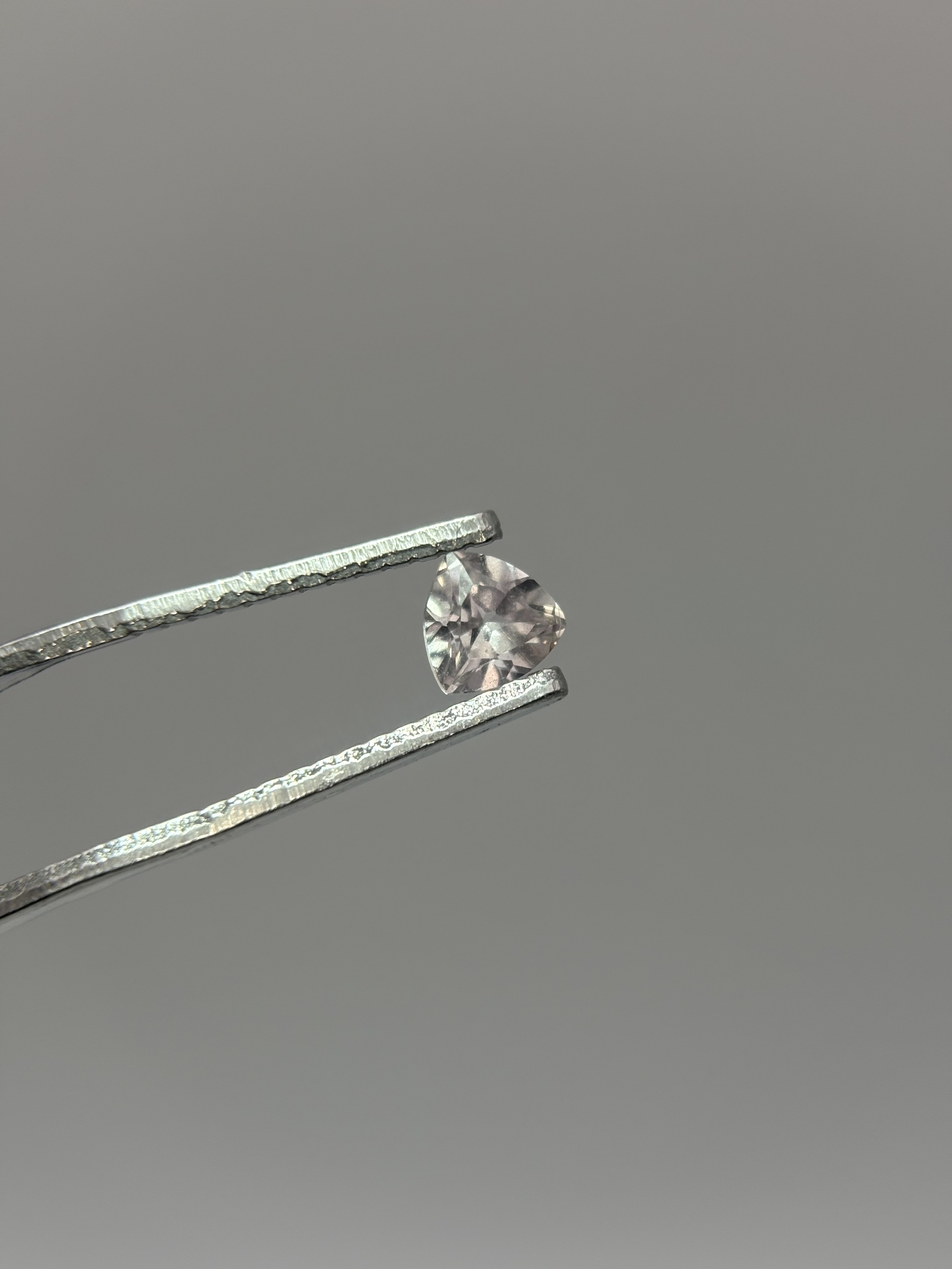 Trilliant Cut Clear Sapphire