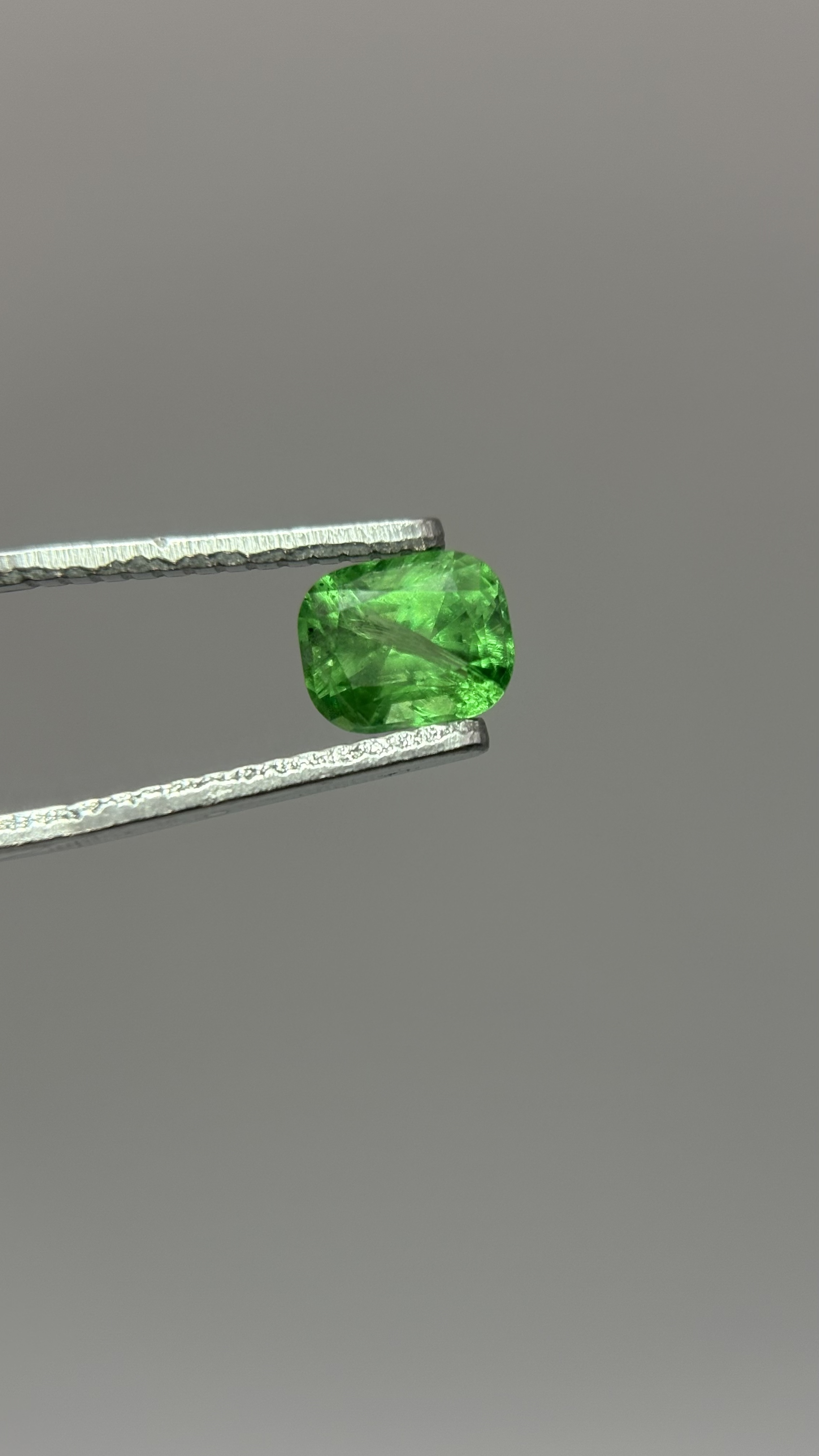 Cushion Square Cut Tsavorite Green Garnet