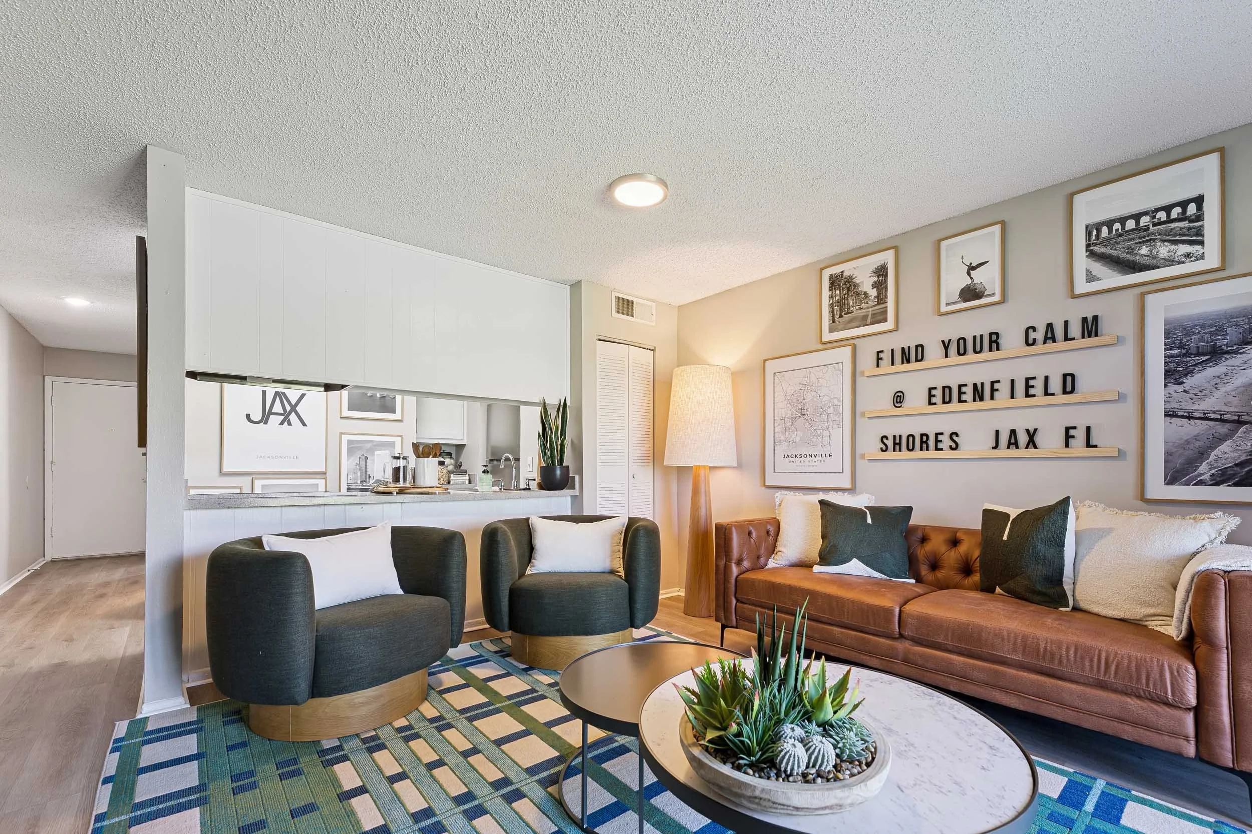 Edenfield Shores | Apartments in Jacksonville, FL | Living Room and Kitchen