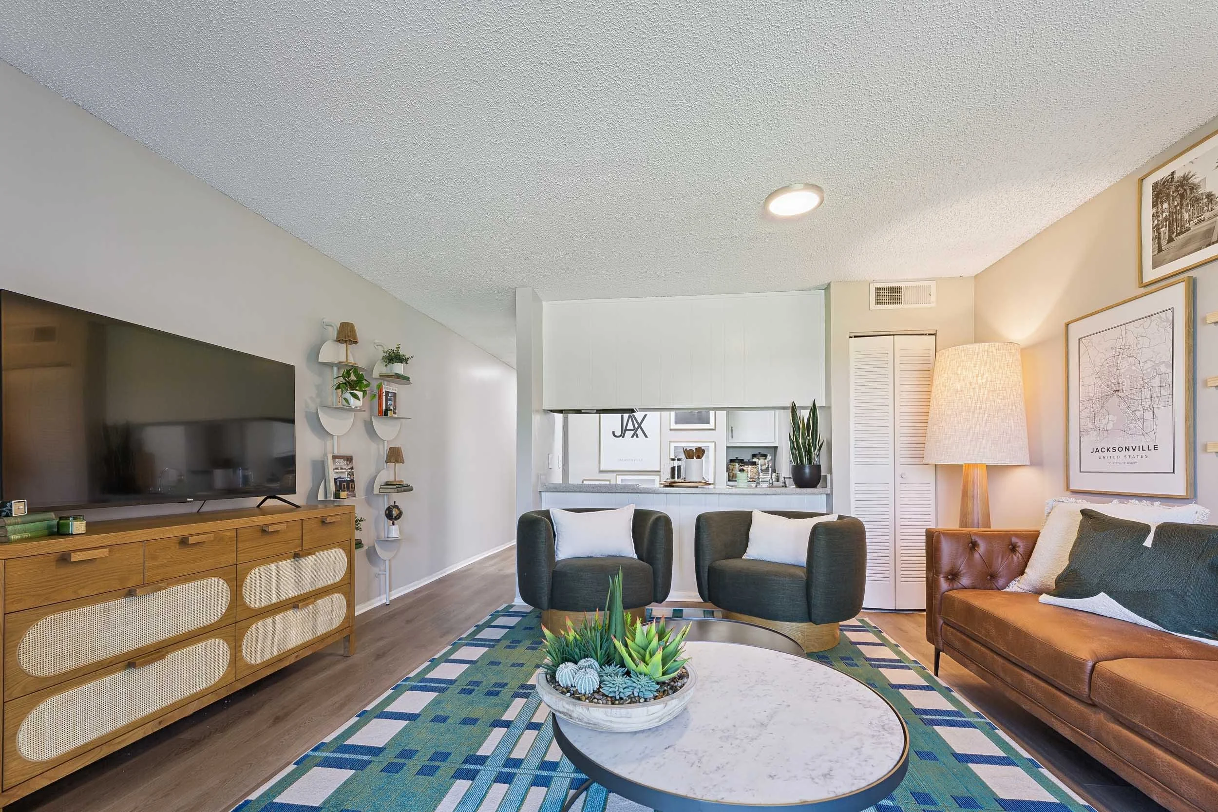 Edenfield Shores | Apartments in Jacksonville, FL | Living Room and Kitchen