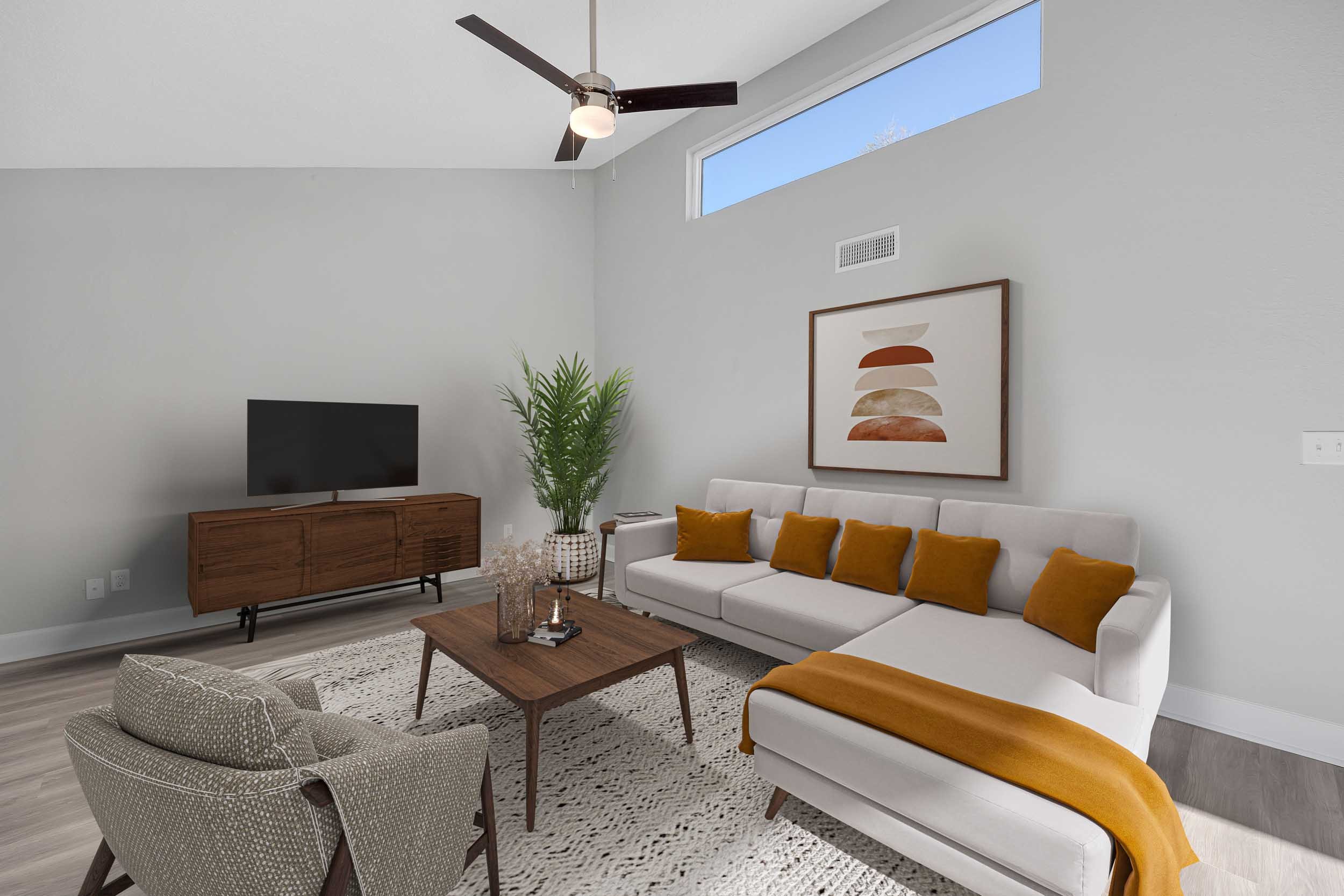 Edenfield Shores | Apartments in Jacksonville, FL | Living Room