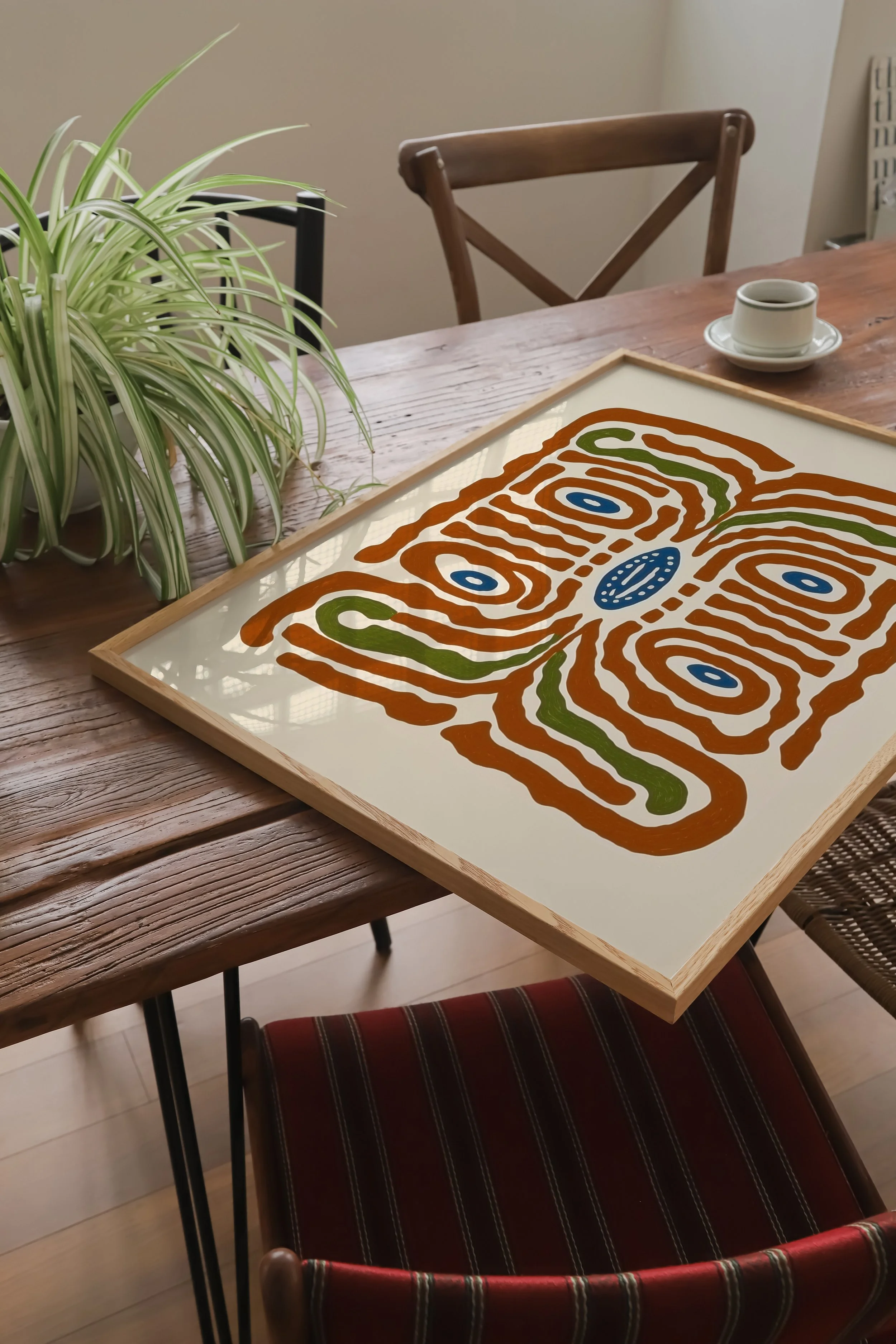Labene — Mask Motif Fine Art Print