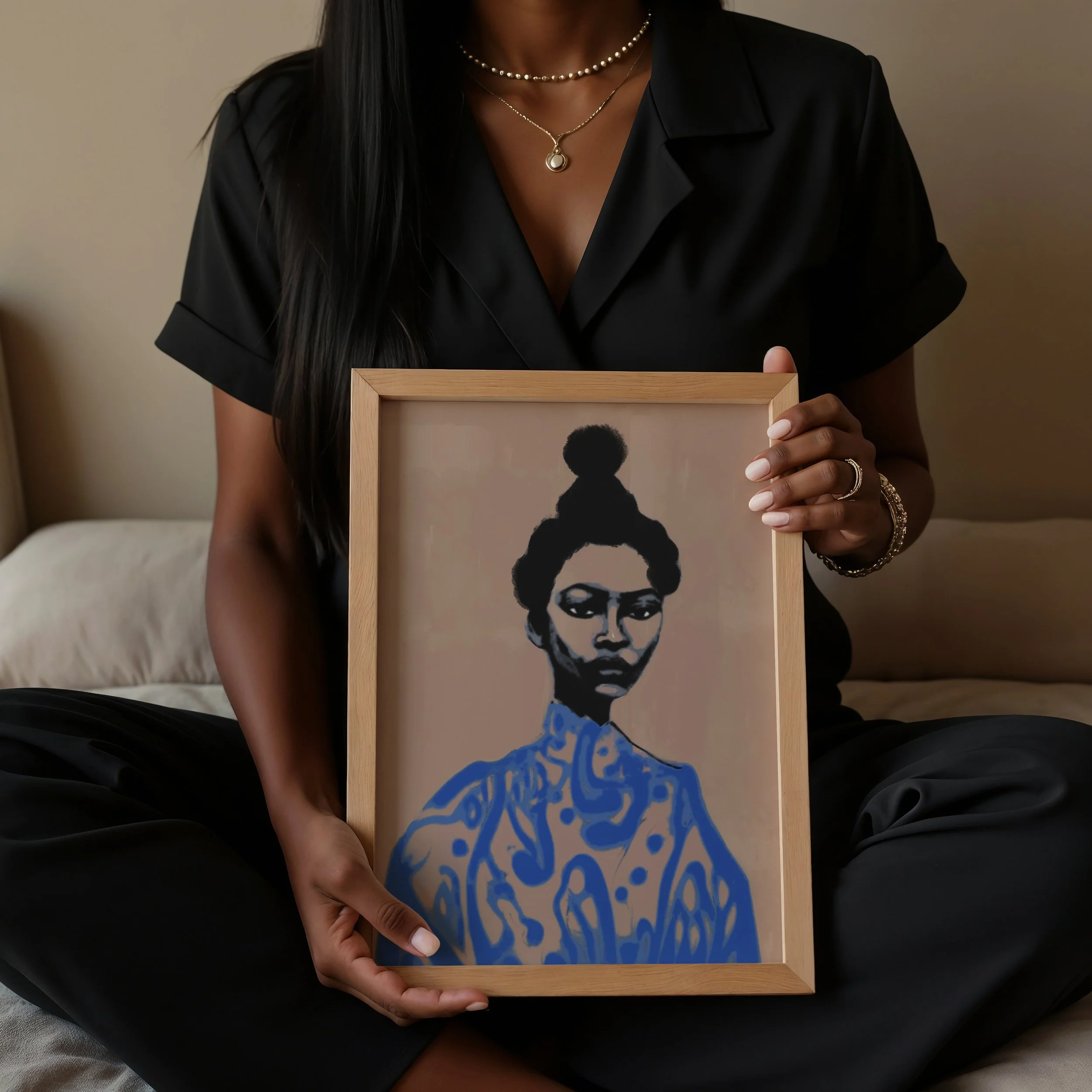 Jenee — Afrocentric Portrait Fine Art Print