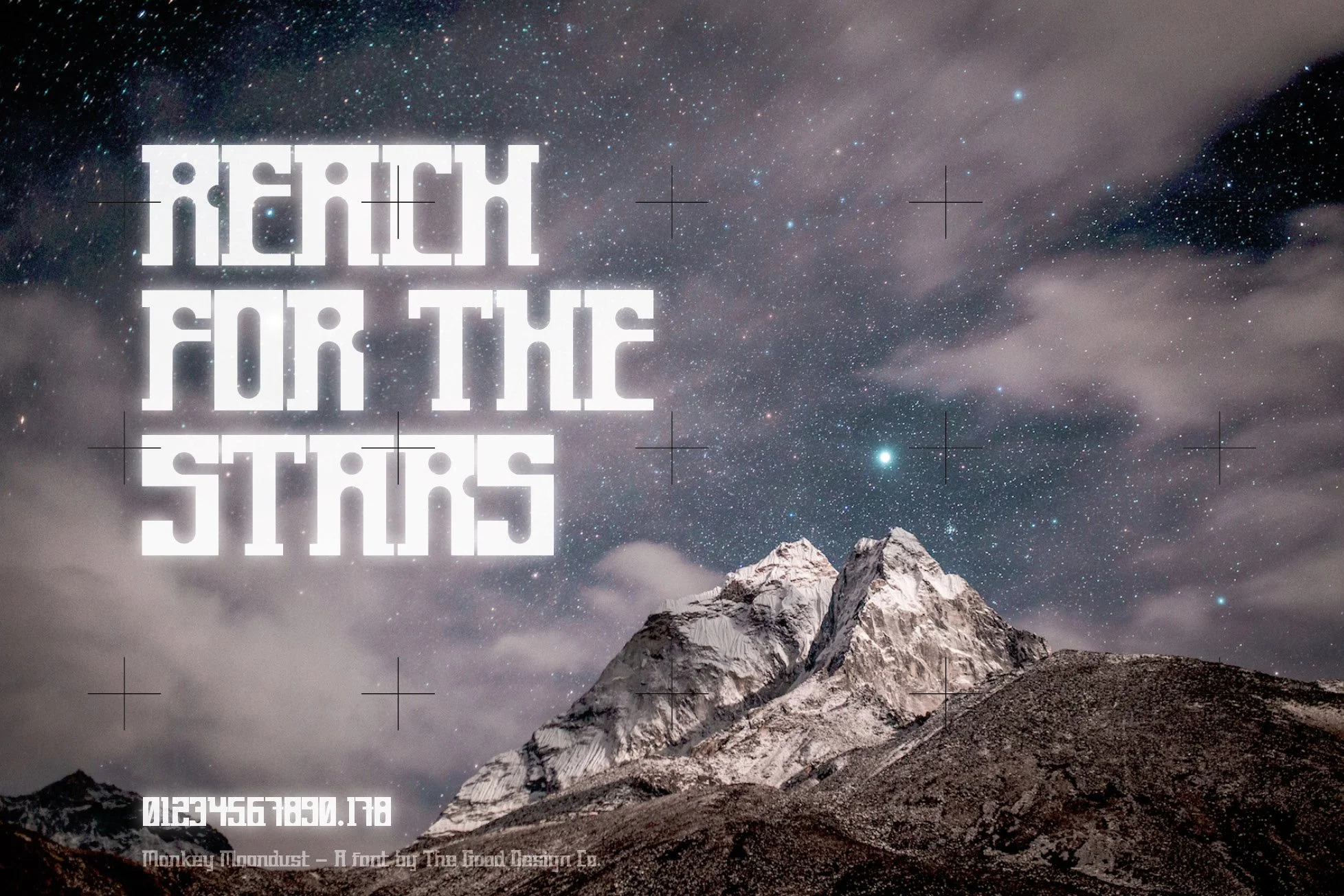 Monkey Moondust - Display font