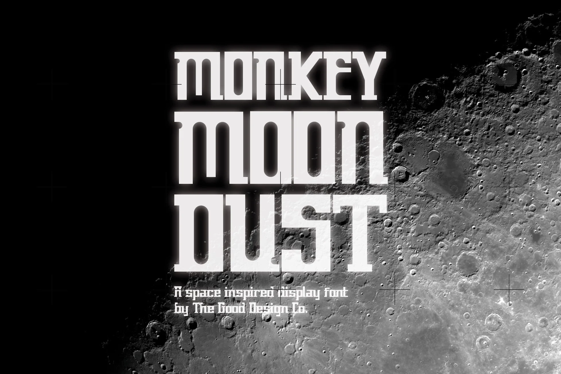 Monkey Moondust - Display font