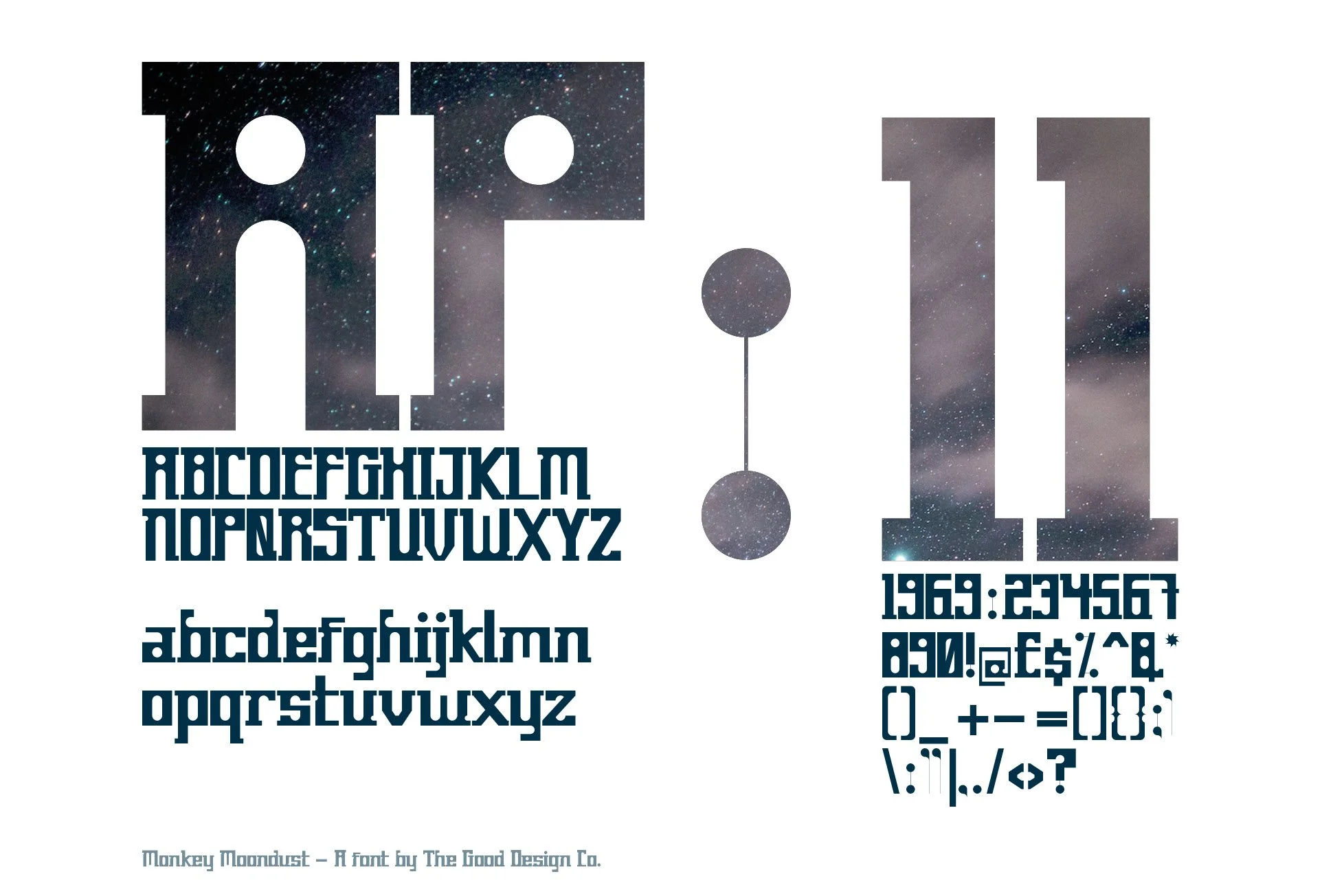 Monkey Moondust - Display font