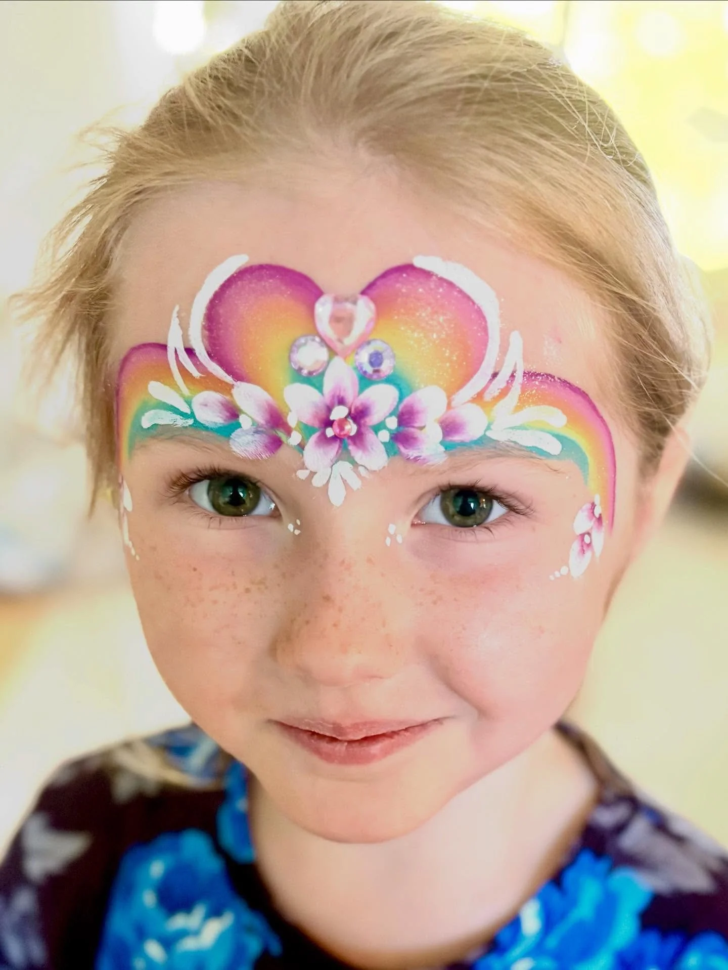 ⋆˙⟡ A princess full of heart! Highlighting this special girl who has been a patient and enthusiastic participant in my face painting work. ❤️ 

#facepaint #facepainting #madisonwi #facepainter #facepaintersofinstagram #facepaintingfun