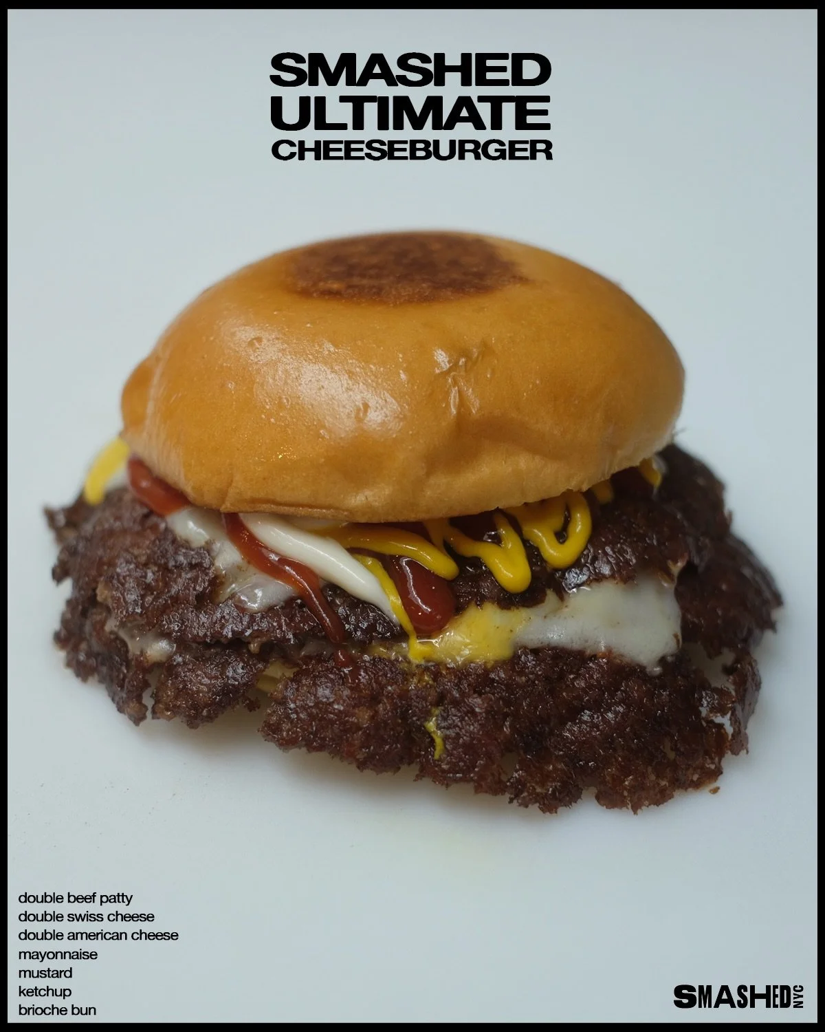 SMASHED ULTIMATE CHEESEBURGER

📍516 Hudson St New York, NY 10014 (West Village)
📍94 Third Ave New York, NY 10003 (East Village)
📍55 Water St Brooklyn, NY 11201 (Dumbo)
📍124 E 14th St, New York, NY 10003 (Union Square)