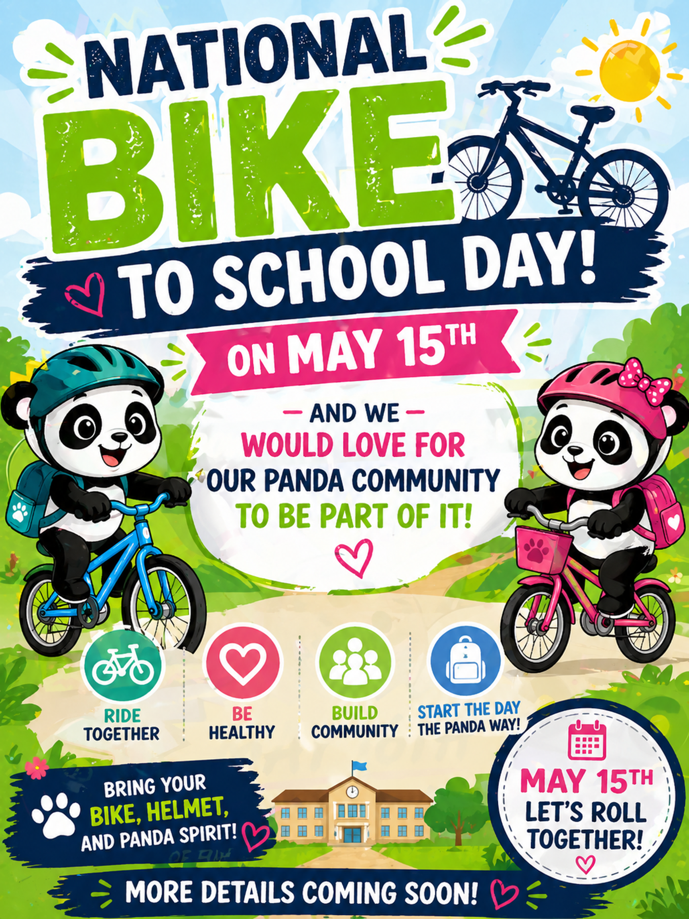 National Bike to School Day