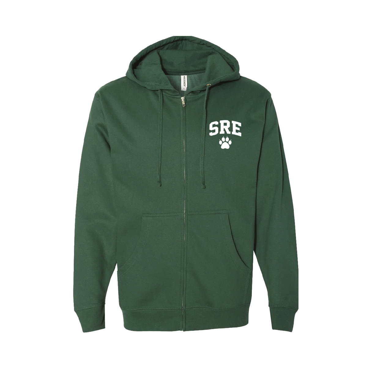 Collegiate_Panda_Adult_Zip_Green_Front.png