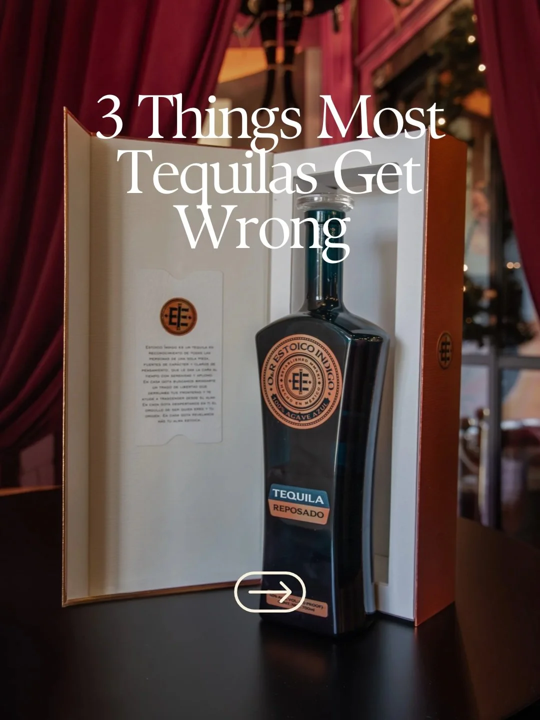 Not all tequila is created equal. 

From additives to rushed production, a lot gets lost along the way, 

Estoico Indigo Tequila focuses on what matters: quality agave, thoughtful craftsmanship, &amp; balance. 

Now recognized with Double Gold for th