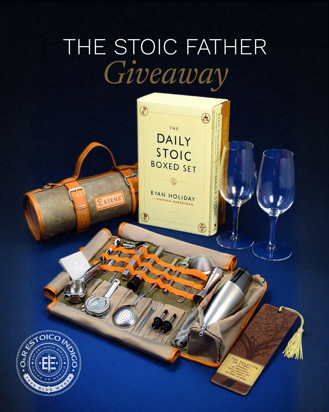 This Father&rsquo;s Day, Estoico is offering a refined experience inspired by the stoic father. The man who waited, built, and taught through example.

One selected winner will receive:
Premium bartender kit
Stoic-inspired book collection
Luxury book