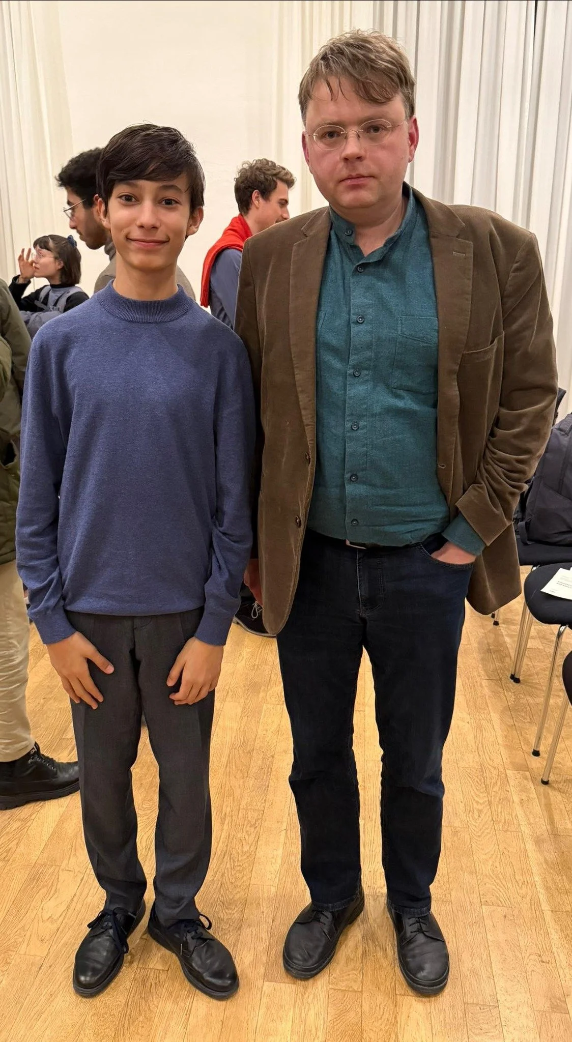 Mit dem Komponisten Anno Schreier