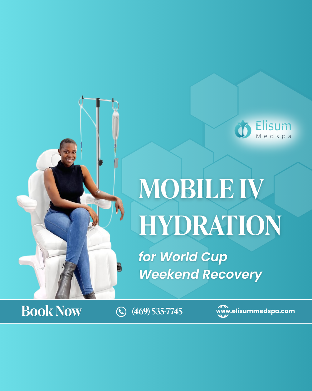 Mobile IV Hydration in Frisco, TX for World Cup Weekend Recovery