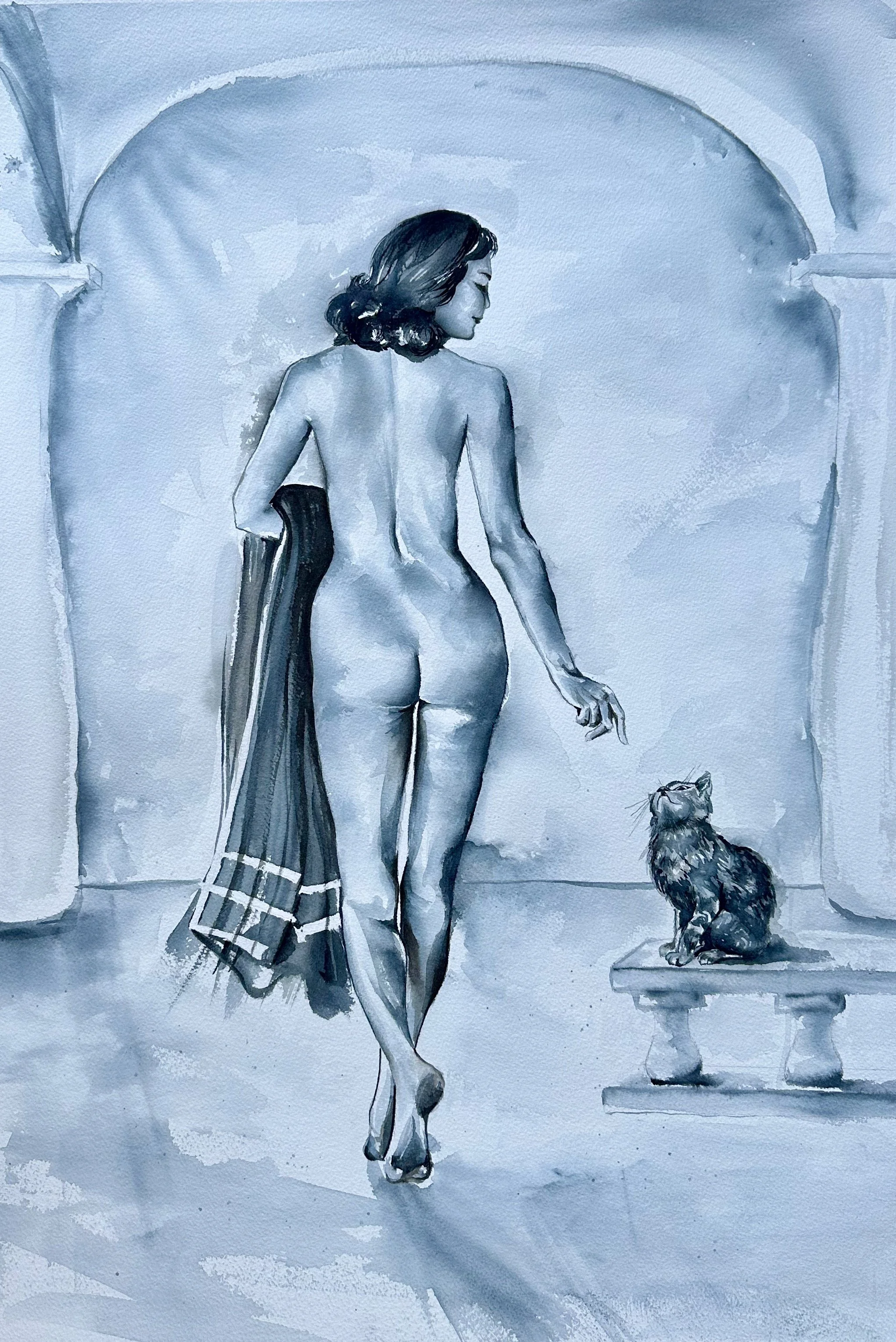 "Untitled Nude", 20x30 Photo reference credit John Rawlings