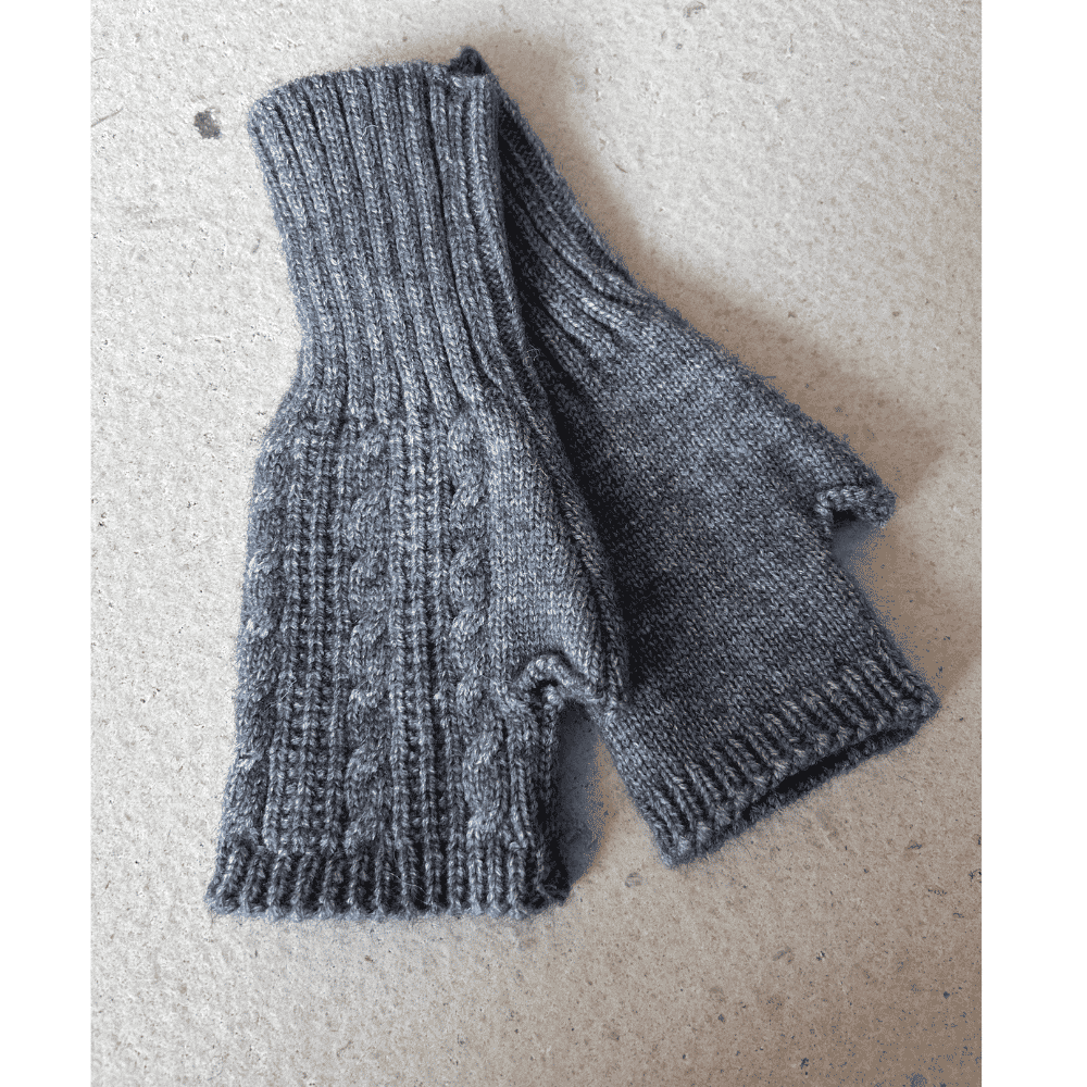 Fingerless Gloves - Charcoal
