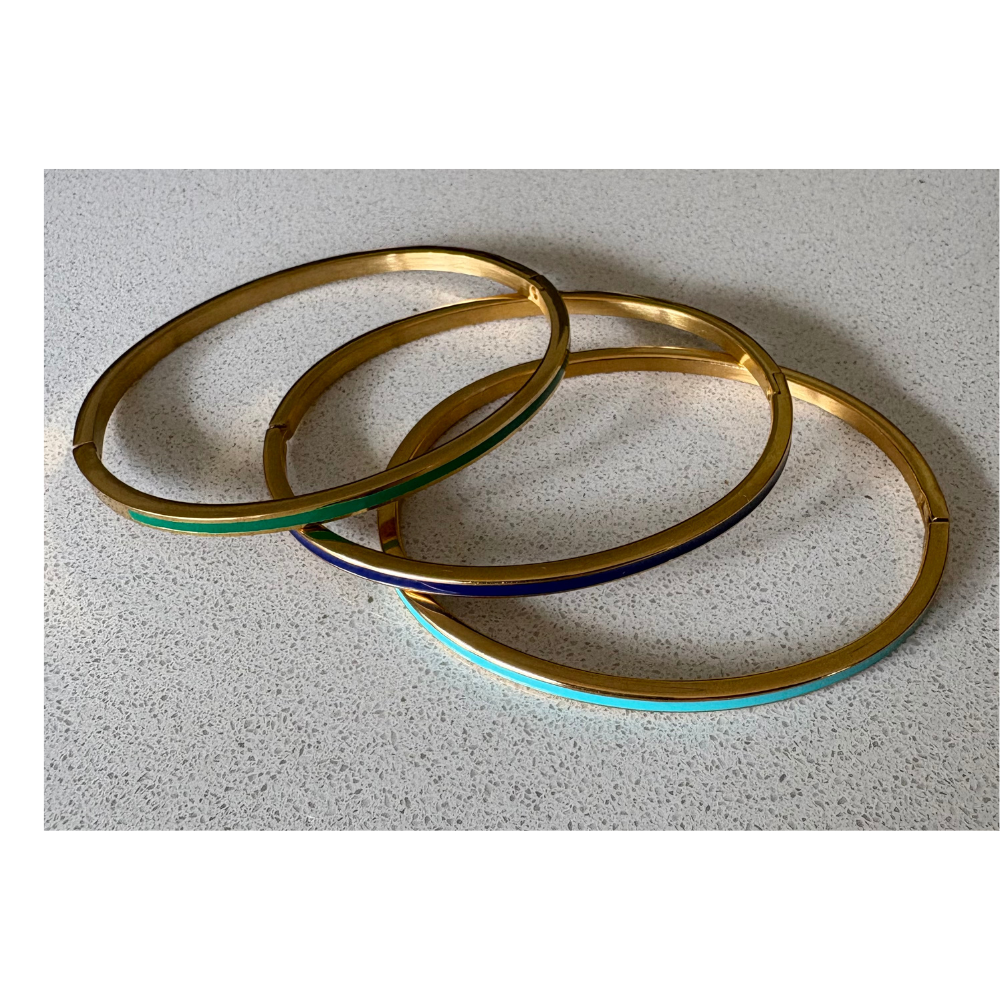 Enamel Thin Bangle - Various