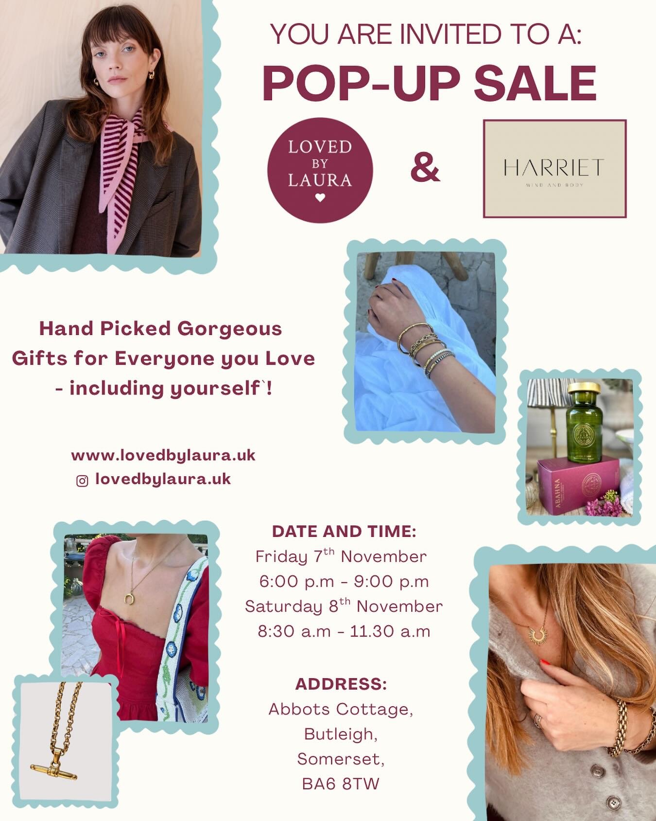 Come see us!👀✨#LovedByLaura #Gifting #PopUpEvent #PopUpShop #SmallBusiness #SeeYouThere