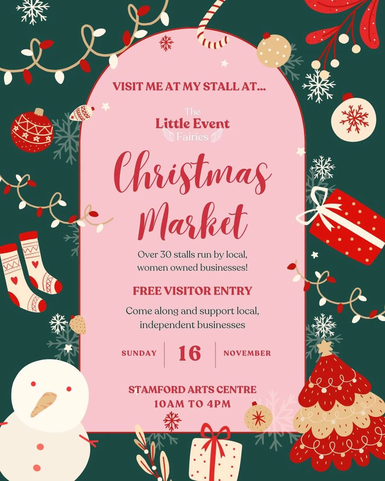 🌲 ✨ We&rsquo;ll be popping up in Stamford tomorrow for a festive Christmas shopping event! Come say hello if your local &ndash; we&rsquo;ve got lots of fantastic gifts waiting for you. See you there! 🎁 #ChristmasShopping #pop-up #shoplocal #Christm