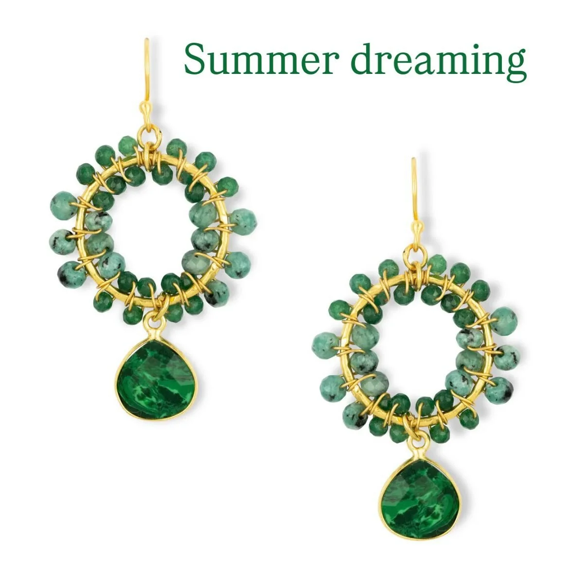 Meet the Sophia Earrings ✨ We&rsquo;re dreaming of sunnier days, floaty dresses and these beauties on repeat ☀️#bohostyle #beachyvibes #beadedearrings #sophiaearrings #earringaddict