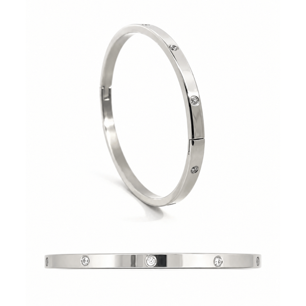 Love Bangle in Silver