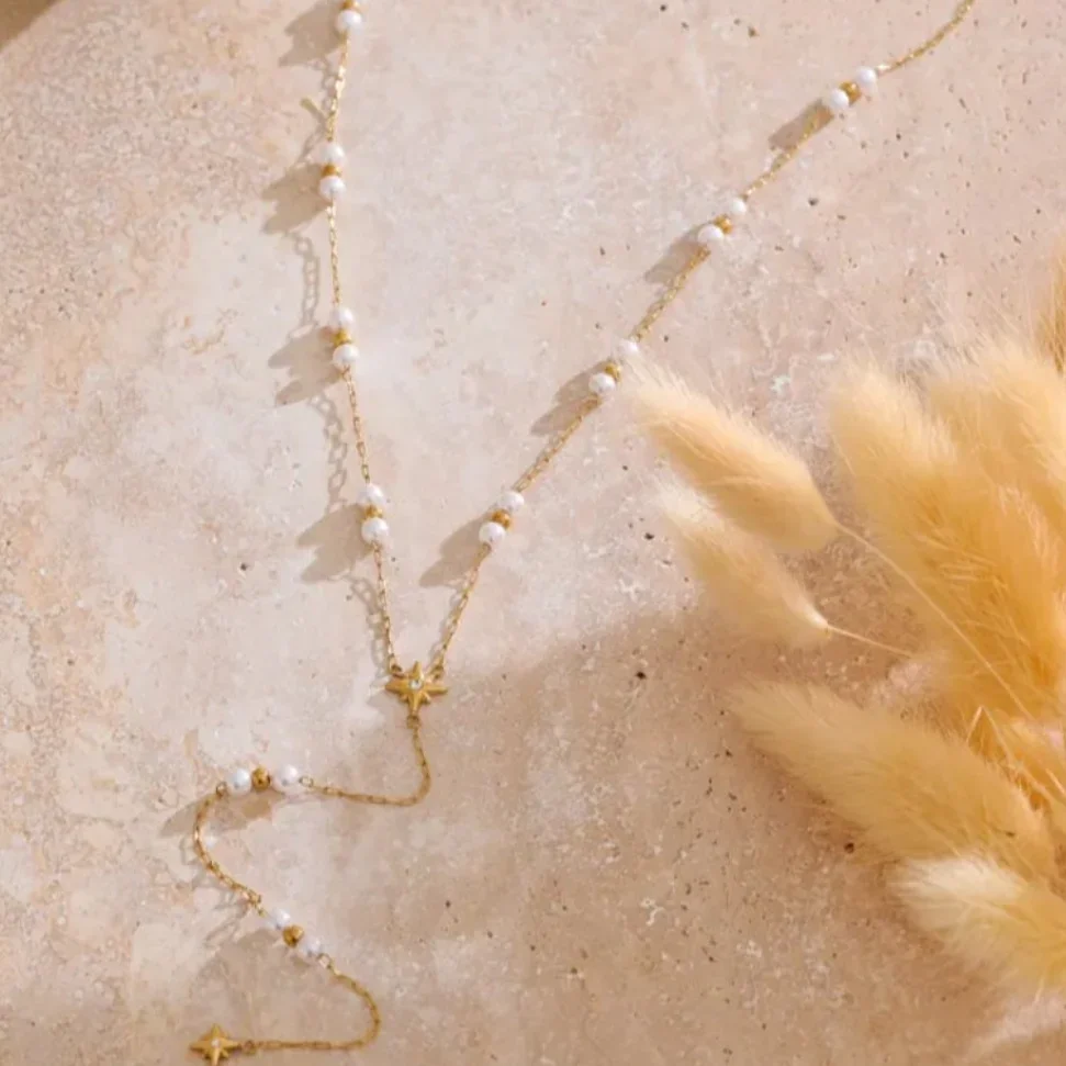 The Pearl Lariat Necklace