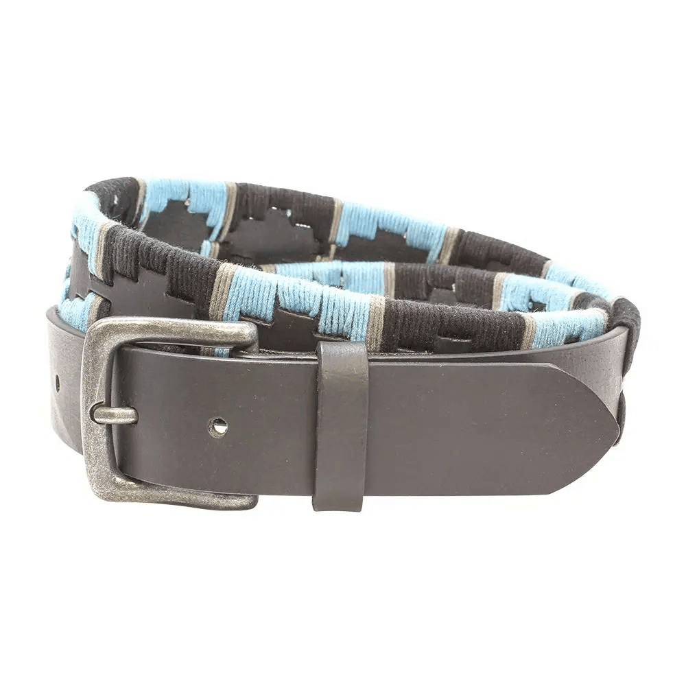 The Polo Belt - Black / Blue