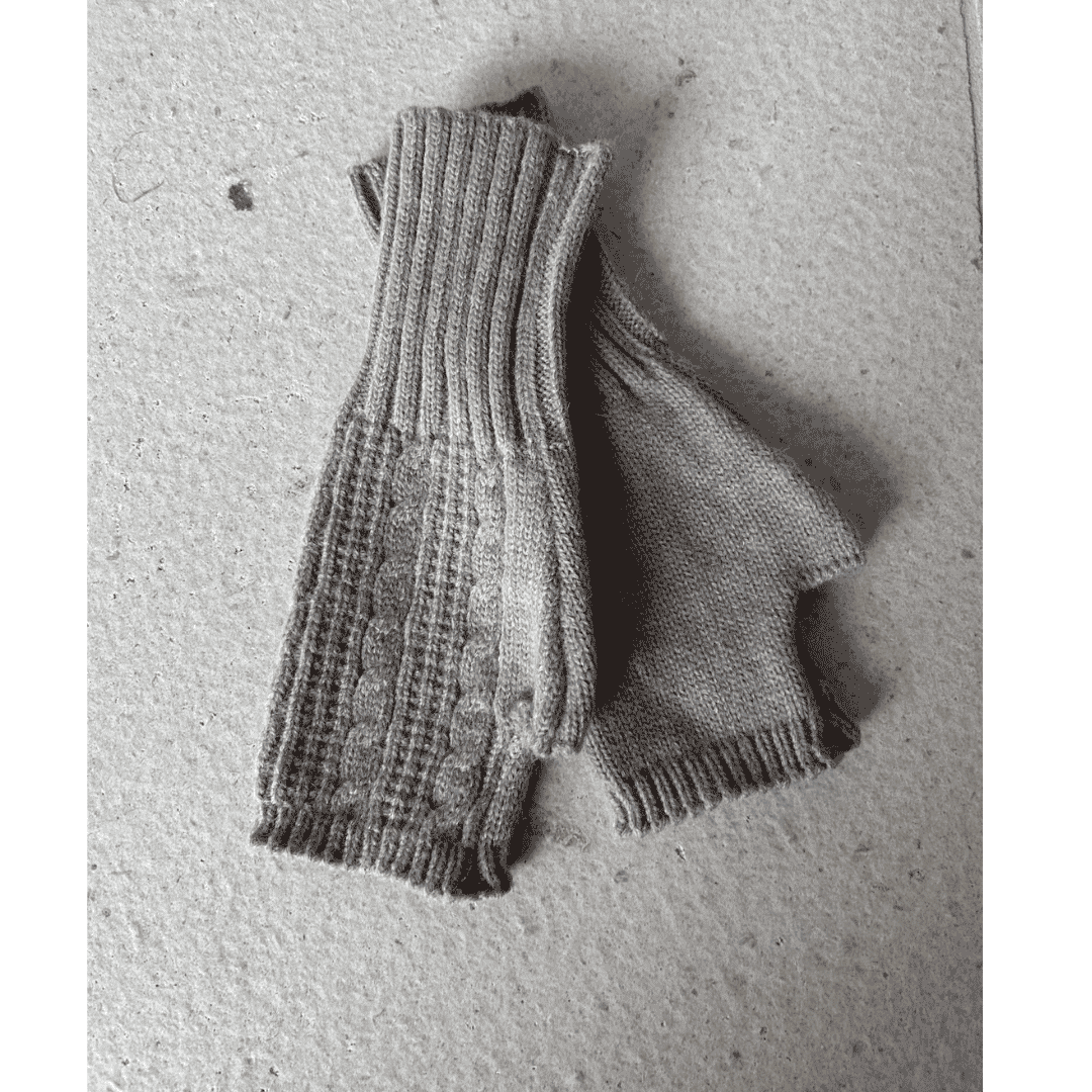 Fingerless Gloves - Oatmeal