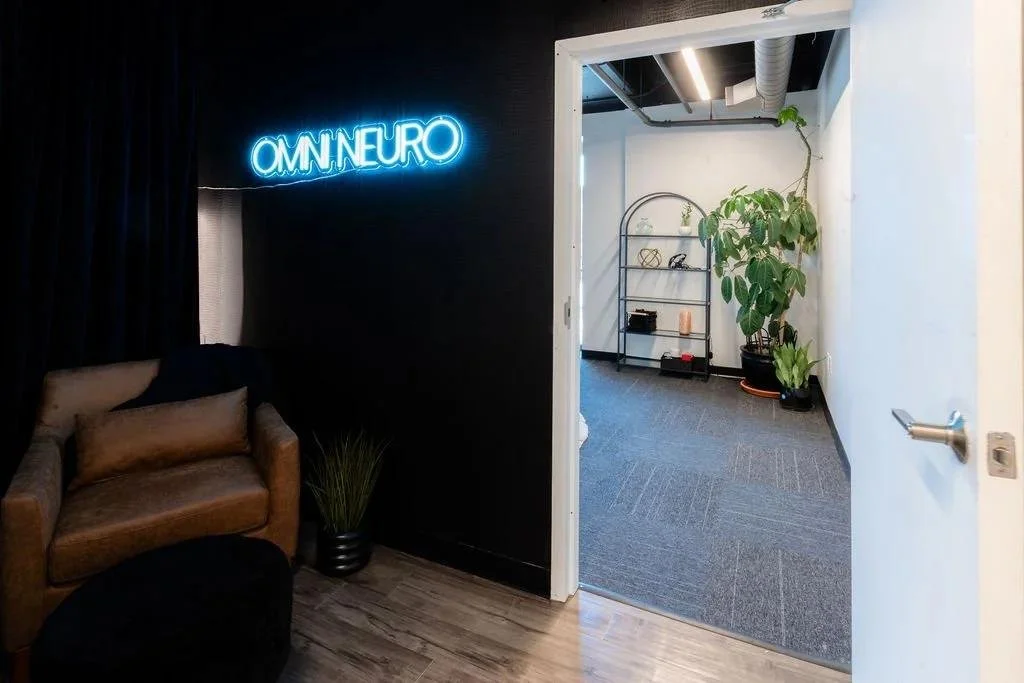 OMNI Neuro neurofeedback space inside InnerLux Healing Collective in Denver, CO.