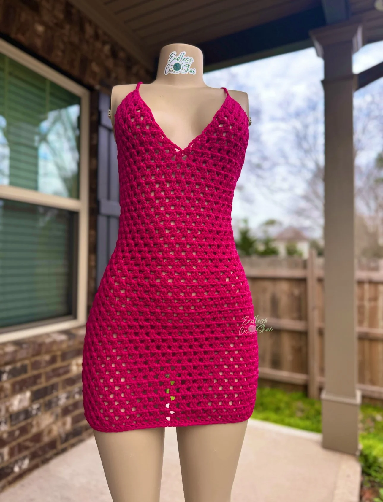 Crochet Mini Dress (Order Request)